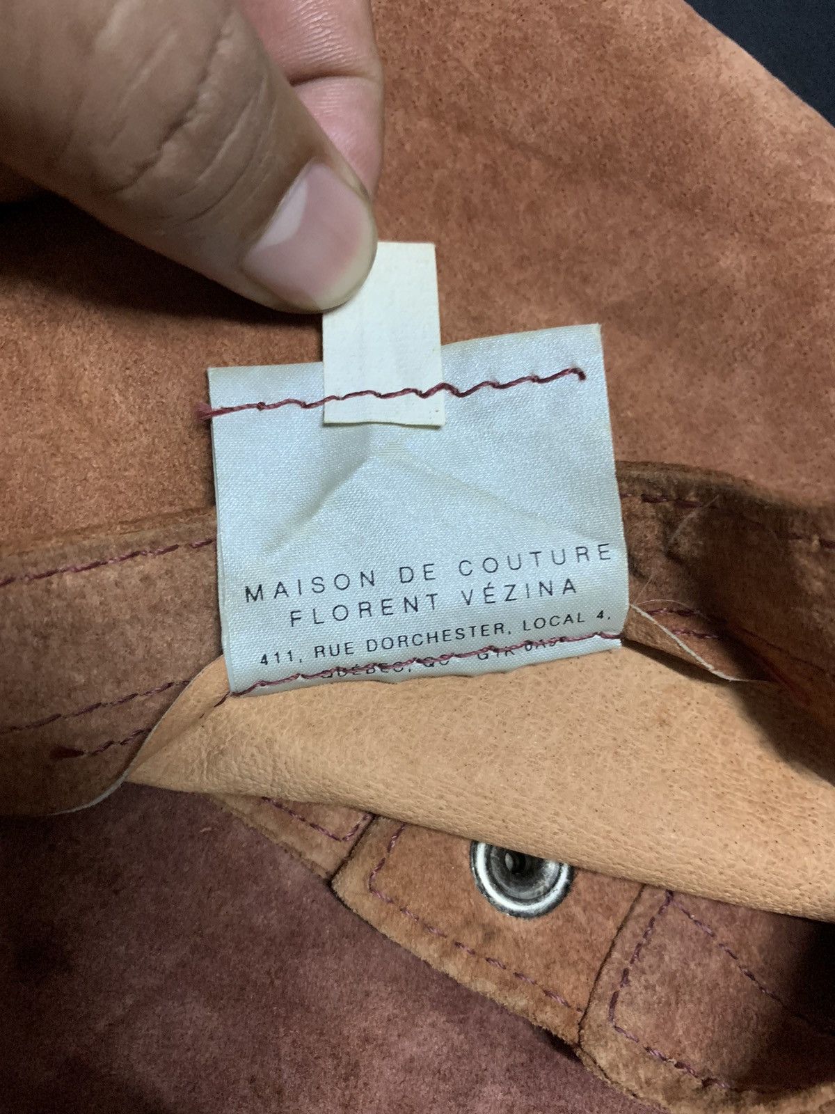 Other Very Rare Flour De Vetements De Cuir Suede Pigskin Leather Size US L / EU 52-54 / 3 - 6 Thumbnail