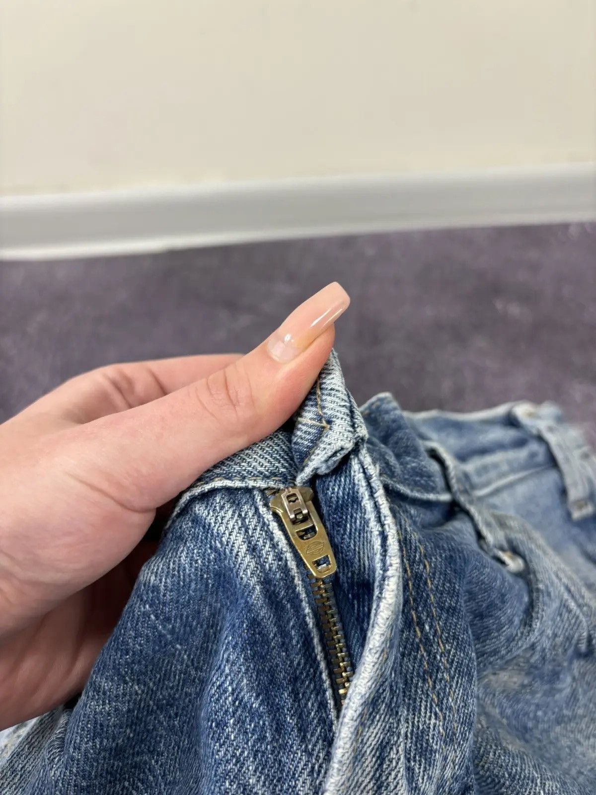 Dickies × Vintage Vintage Dickies Y2K Faded Blue Work Hype Denim Jeans Size US 32 / EU 48 - 13 Thumbnail