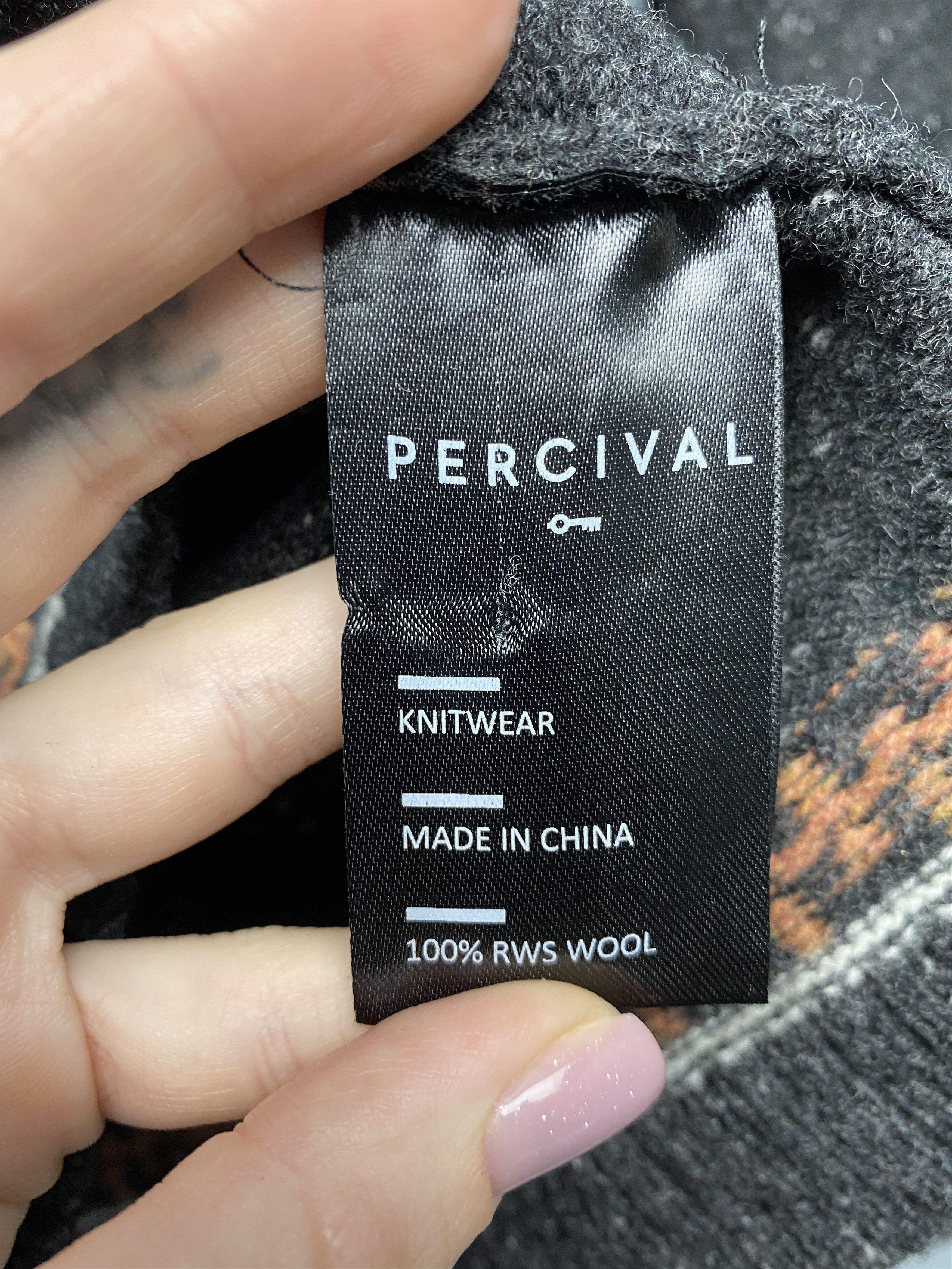 Percival Percival Mens Wool Knit Sweater Size US M / EU 48-50 / 2 - 4 Thumbnail