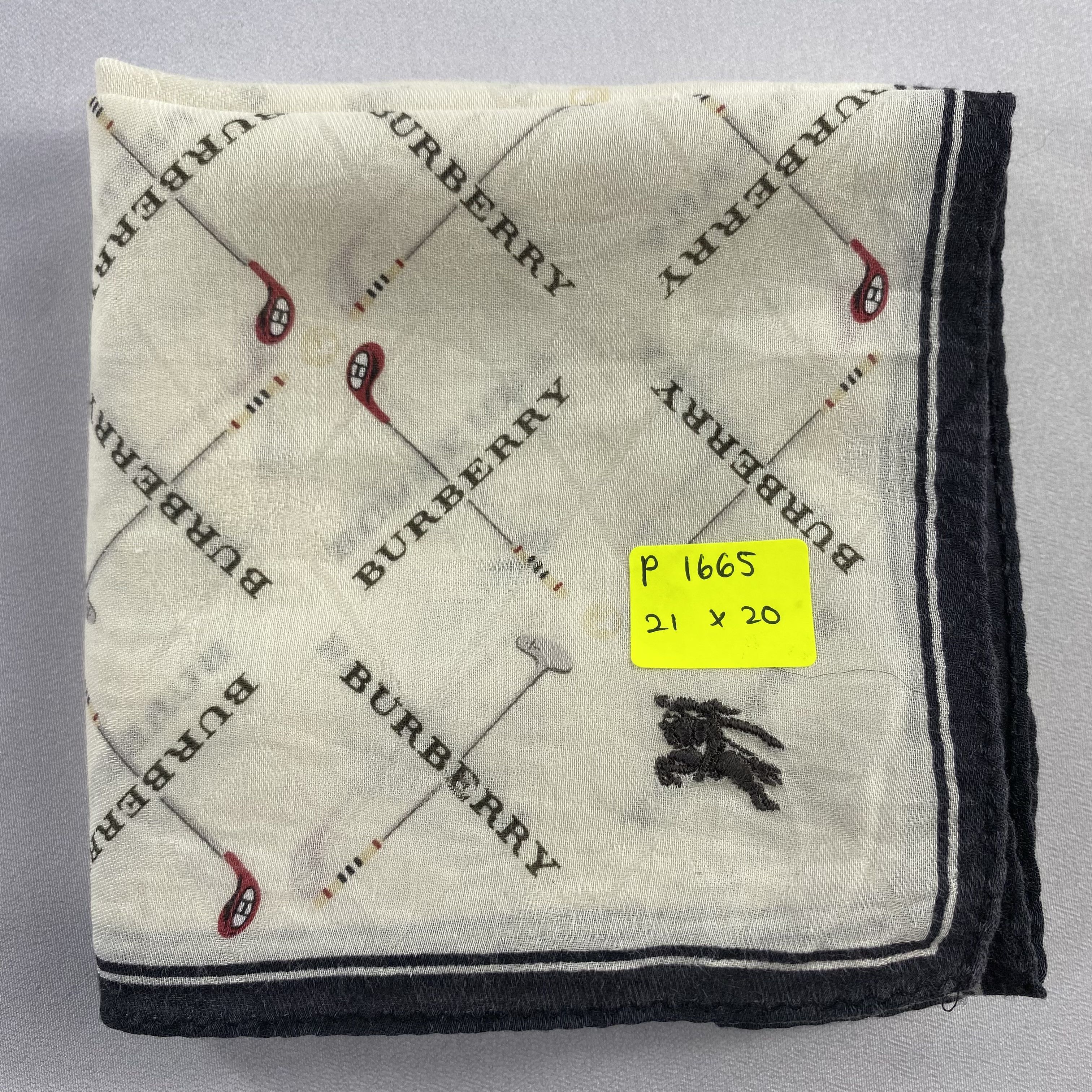 Burberry × Vintage Burberry Handkerchief / Neckerchief / Bandana-P1665 Size ONE SIZE - 5 Thumbnail