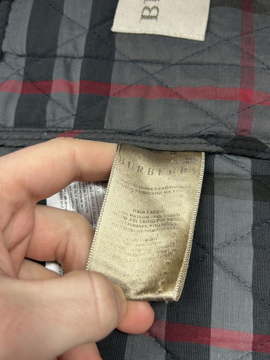 Burberry Burberry Quilted Navy Jacket Snap Button Classic Check Size US S / EU 44-46 / 1 - 13 Thumbnail