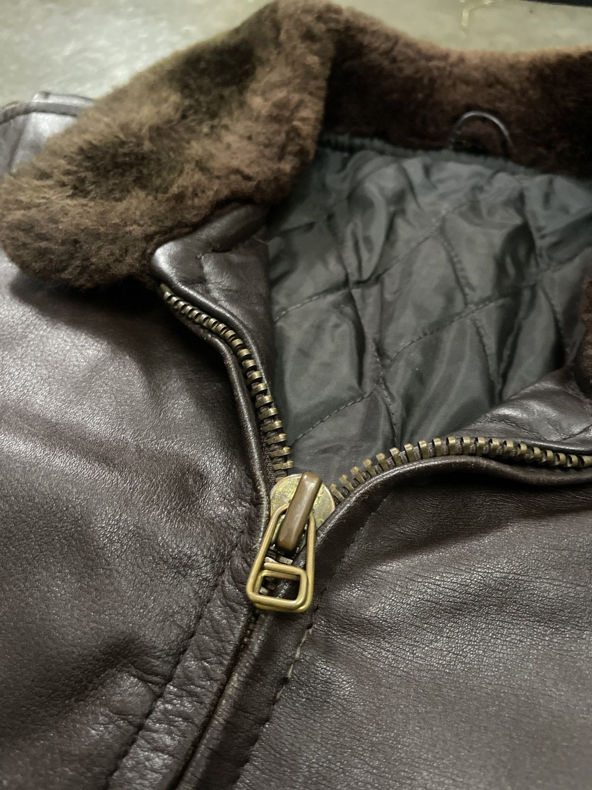Vintage 💥 Vintage A-2 Leather Flight Jacket💥 Size US M / EU 48-50 / 2 - 18 Thumbnail
