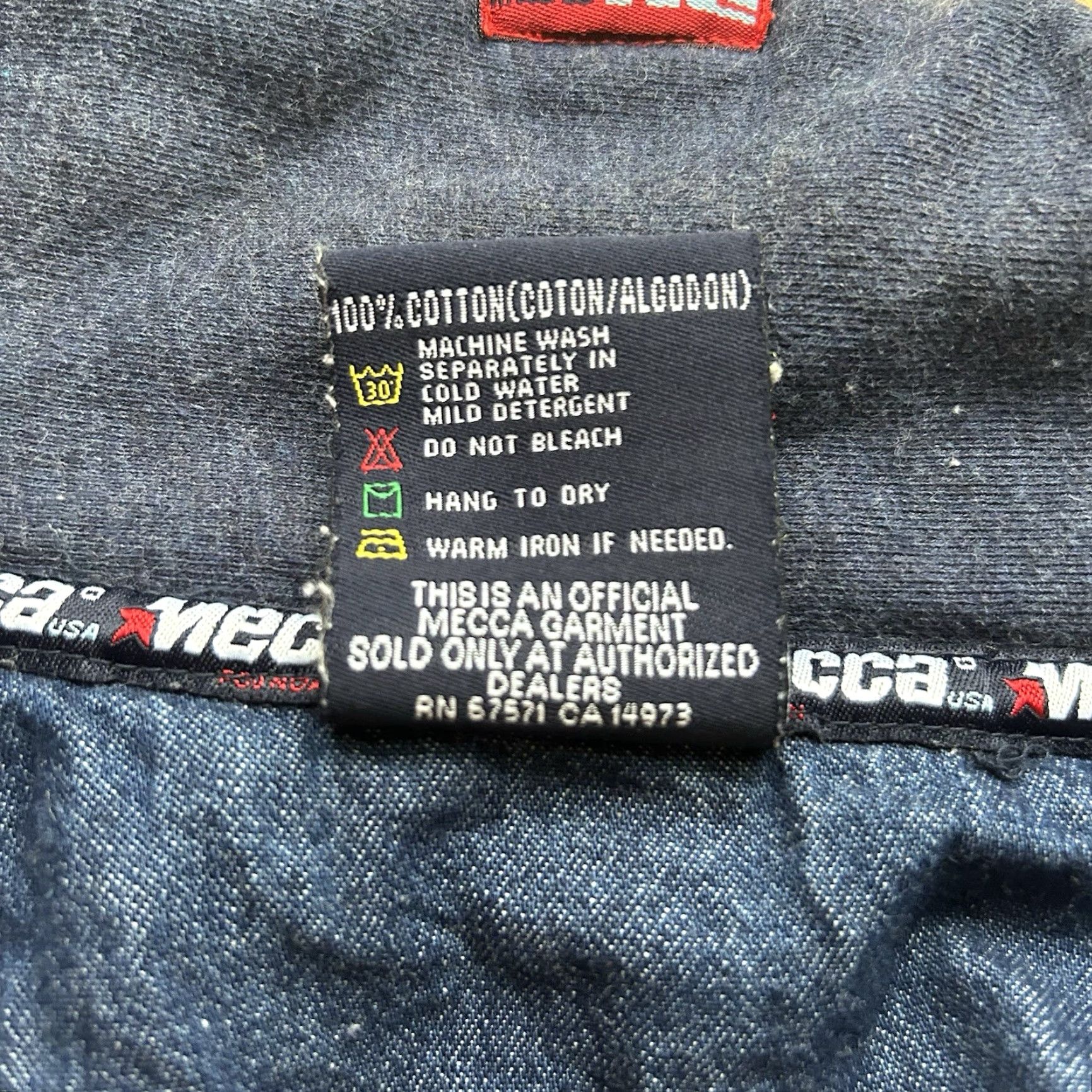 Vintage VINTAGE Mecca Pullover 1/4 Zip DNM 3/4 Zip Navy Blue Men XL Street Hip Hop Rap Casual Shirt Size US XL / EU 56 / 4 - 6 Thumbnail