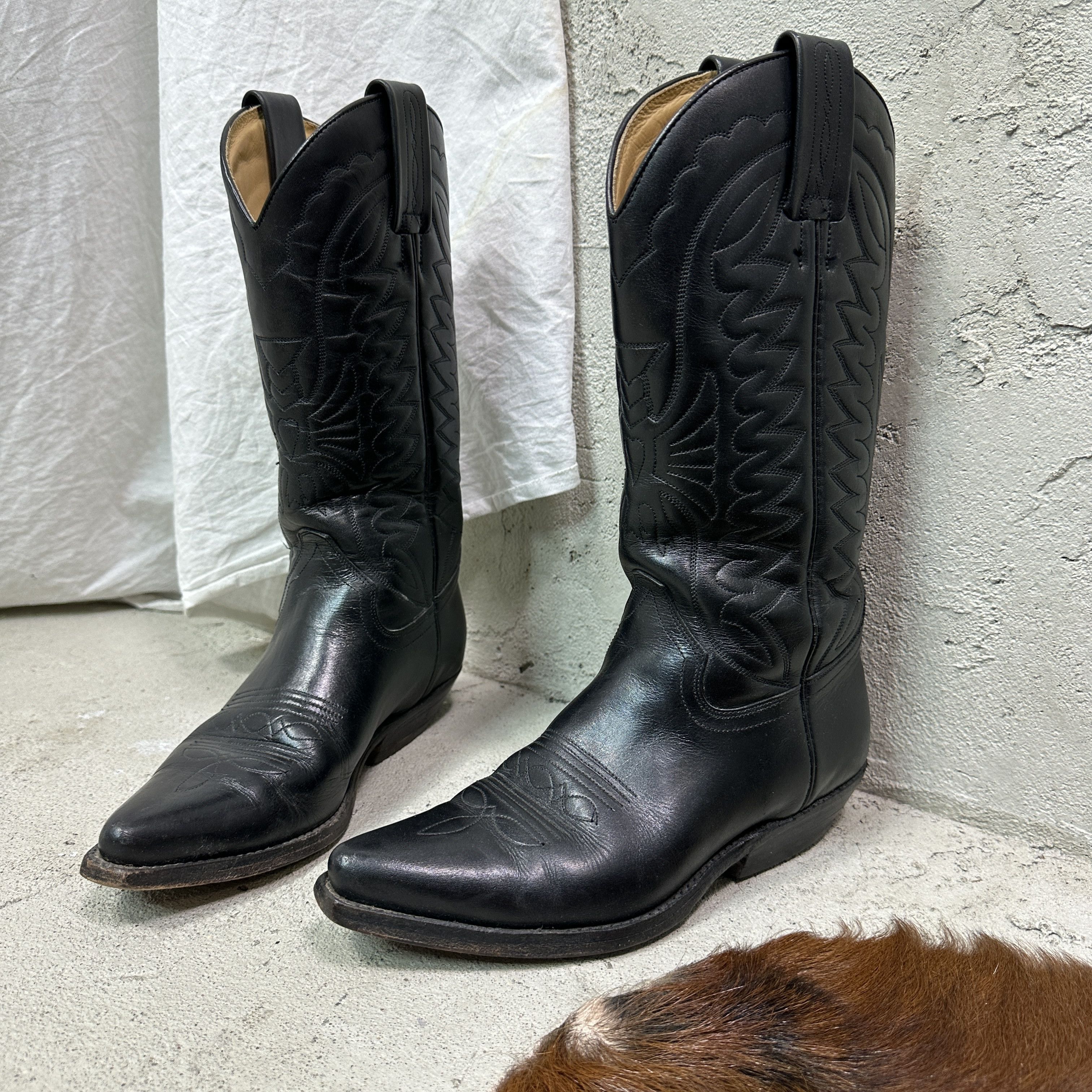 Vintage Vintage Leather Western Tony Mora Cowboy Boots Y2K Size US 7 / IT 37 - 5 Thumbnail