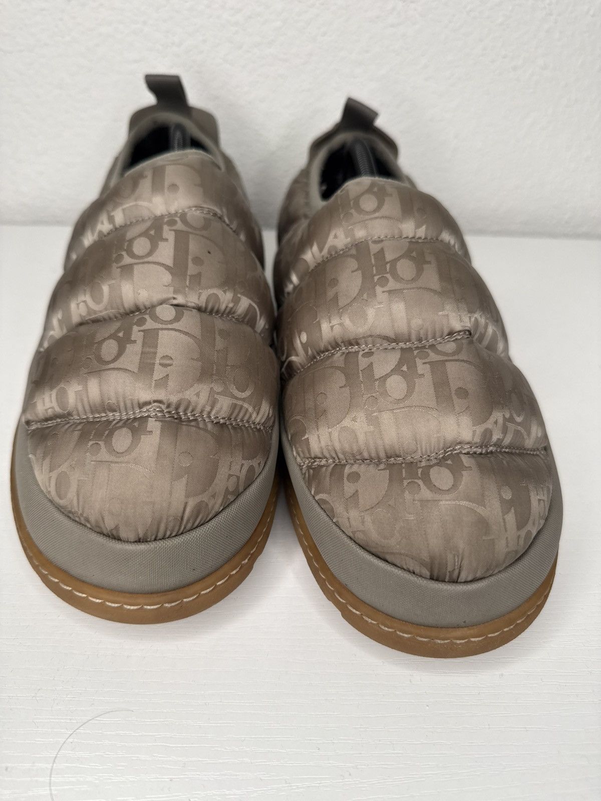 Dior Dior Snow Slipper Quilted Oblique Beige Size US 12 / EU 45 - 3 Thumbnail