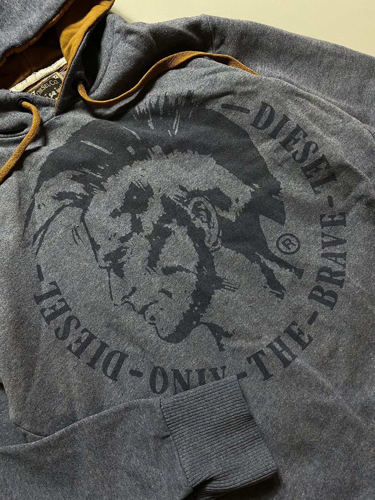 Diesel × Vintage Diesel PUNK hoodie vintage Size US S / EU 44-46 / 1 - 5 Thumbnail