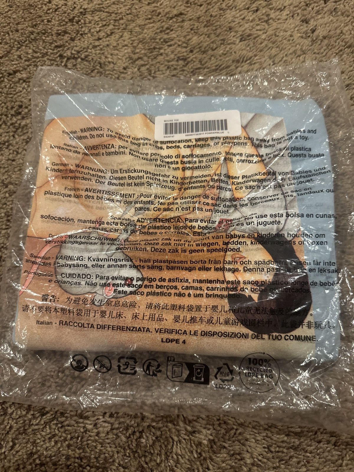 Supreme Supreme Mouse Tee Size US L / EU 52-54 / 3 - 3 Thumbnail