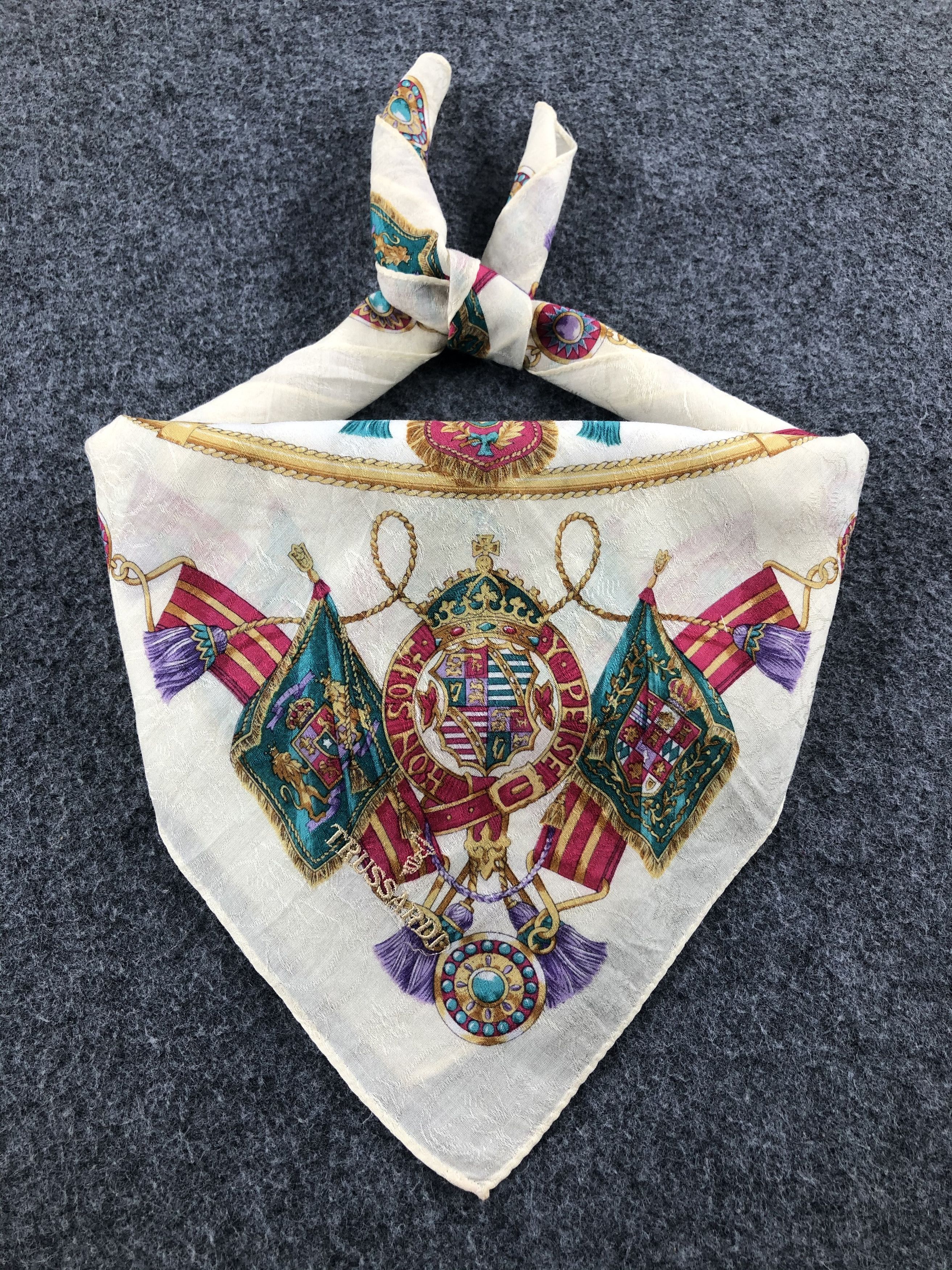 Trussardi × Vintage Trussardi Handkerchief / Bandana / Neckerchief Size ONE SIZE - 2 Thumbnail