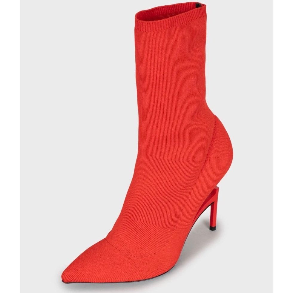 Ben Taverniti Unravel Project NWOB Ben Taverniti Unravel Project Red Ankle Boots Sz.36 Size US 6 / IT 36 - 3 Thumbnail