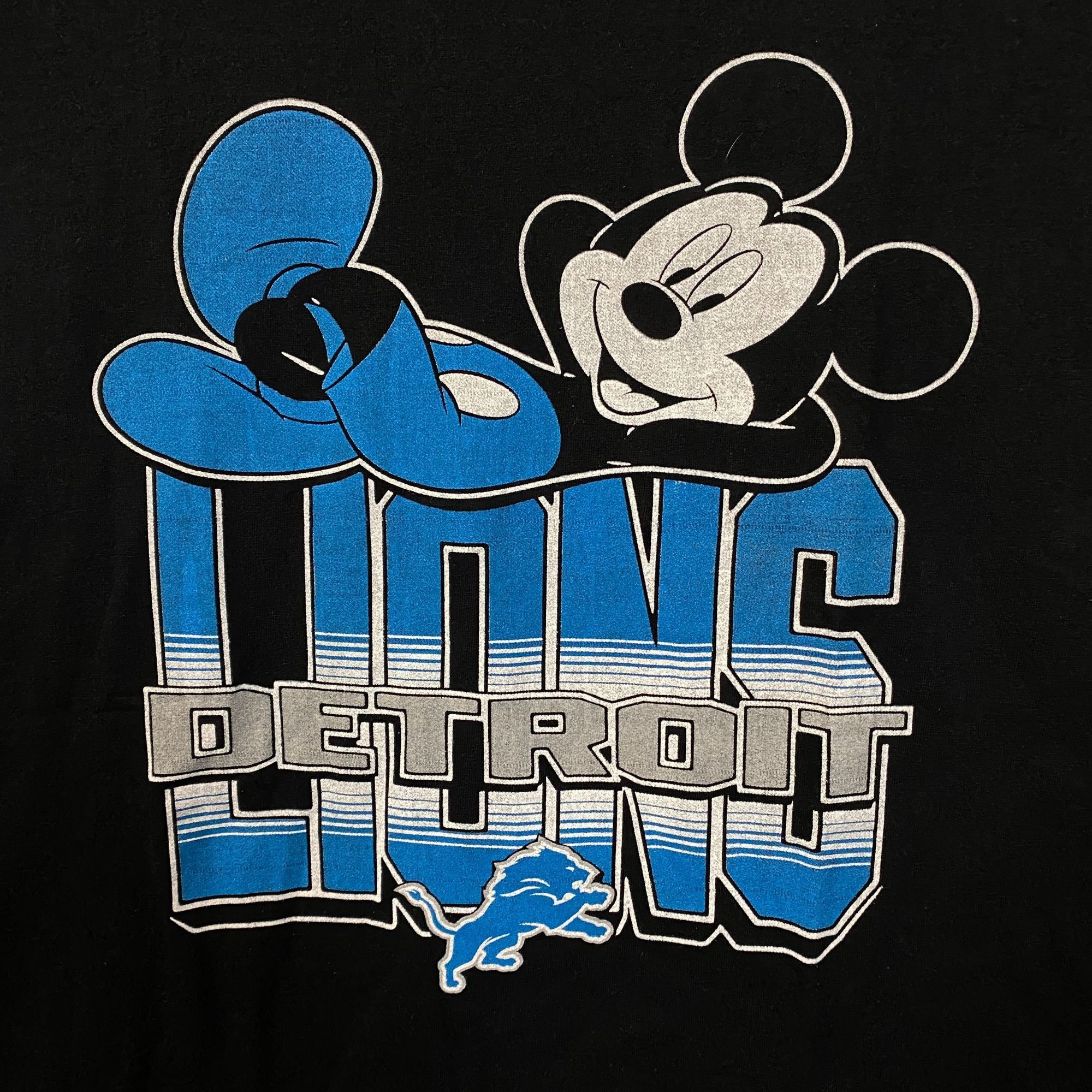 Disney Disney x Junk Food NFL Detroit Lions Mickey Mouse Kick Back Size US XXL / EU 58 / 5 - 2 Thumbnail