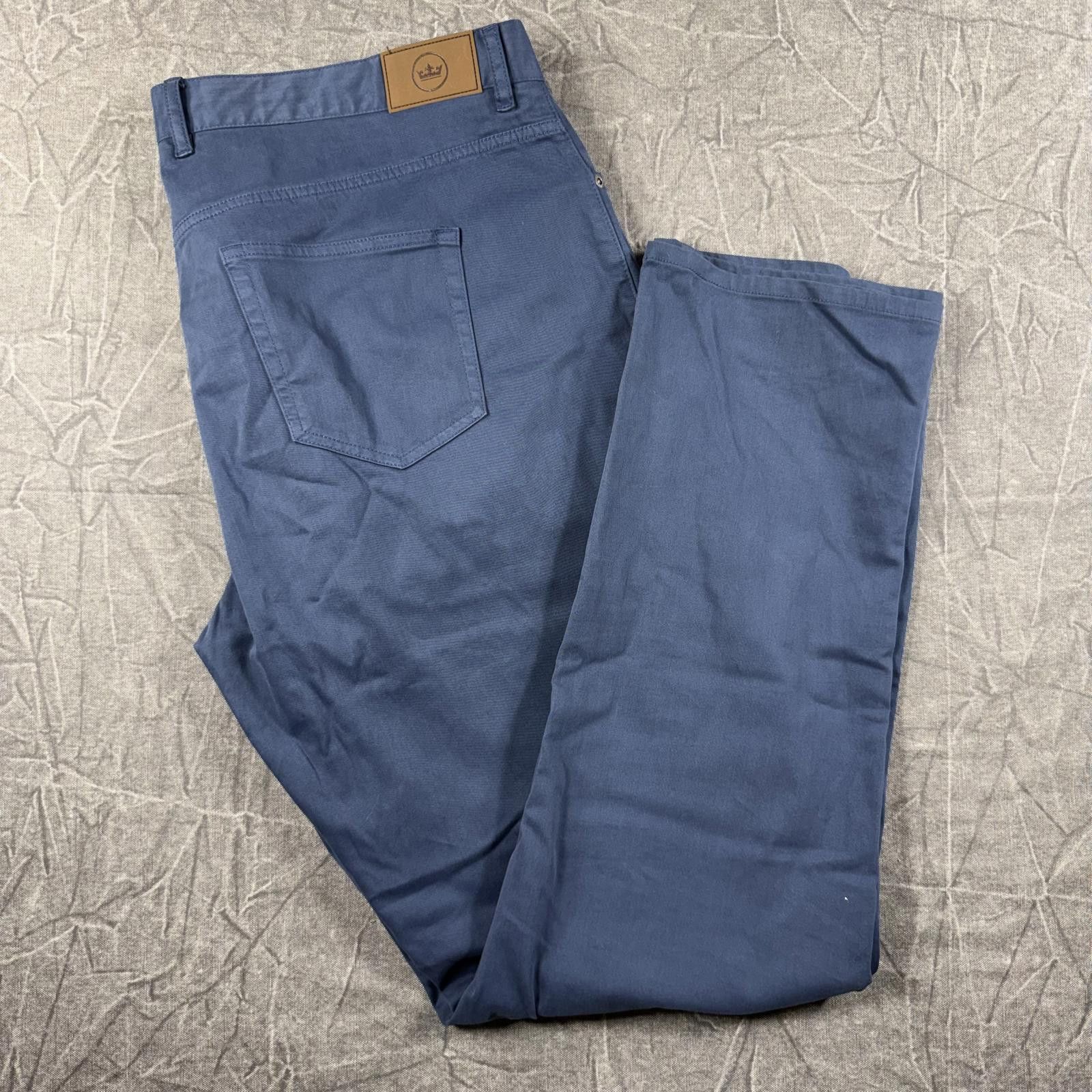 Peter Millar Peter Millar Pants Men's 42 Blue Chino Golf Cotton Stretch Size US 42 / EU 58 - 1 Thumbnail