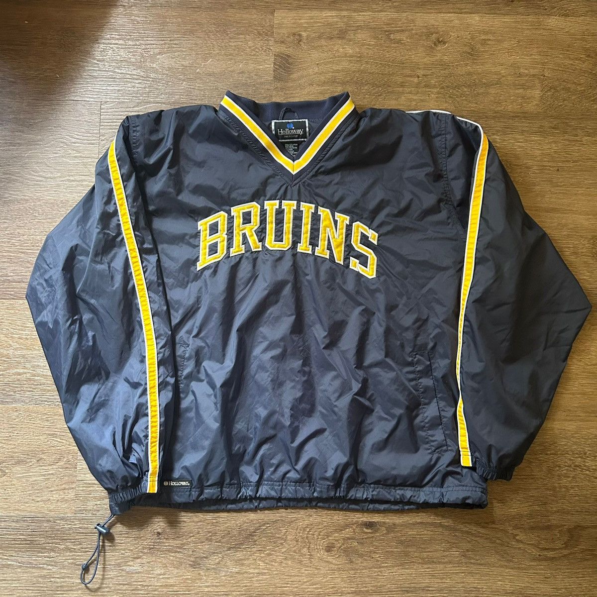 Holloway × Vintage Vtg Bruins Pullover Jacket Size US XL / EU 56 / 4 - 1 Thumbnail