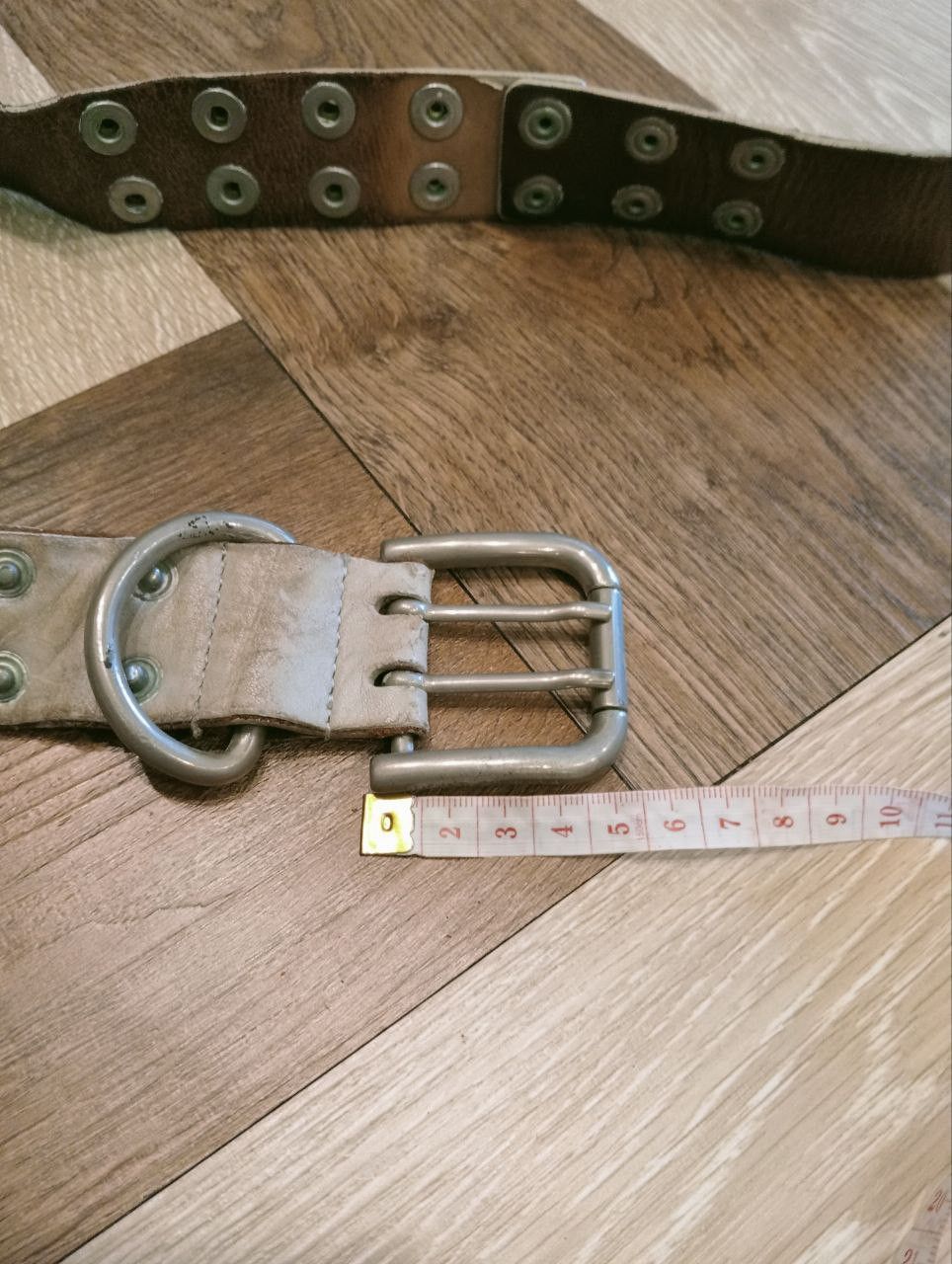 Dolce & Gabbana VINTAGE DOLCE & GABBANA VINTAGE BUTTONS LEATHER BELT Size ONE SIZE - 13 Thumbnail