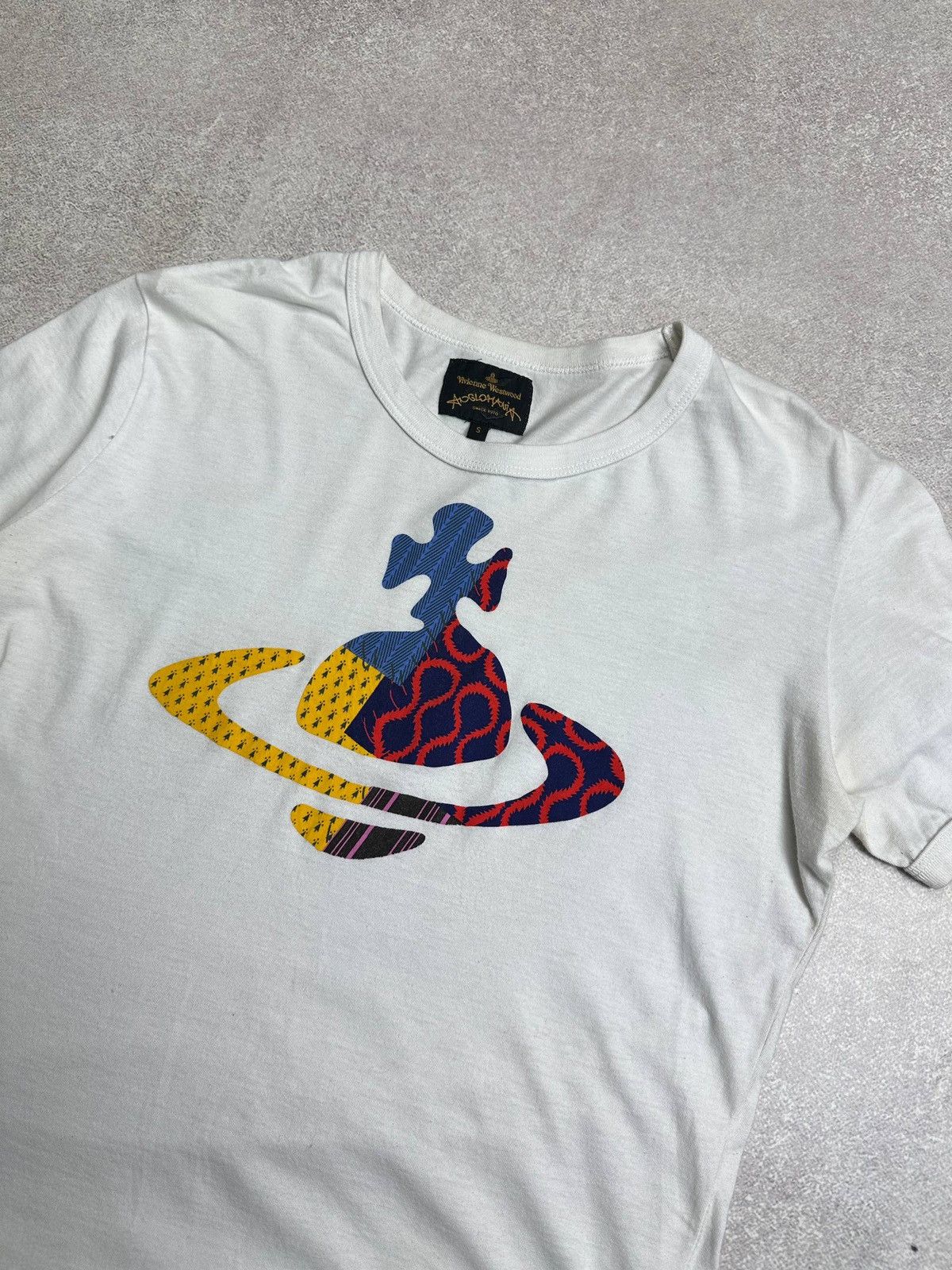 Vivienne Westwood Vivienne Westwood Anglomania Orb Saturn Logo T-shirt S Size US S / EU 44-46 / 1 - 3 Thumbnail
