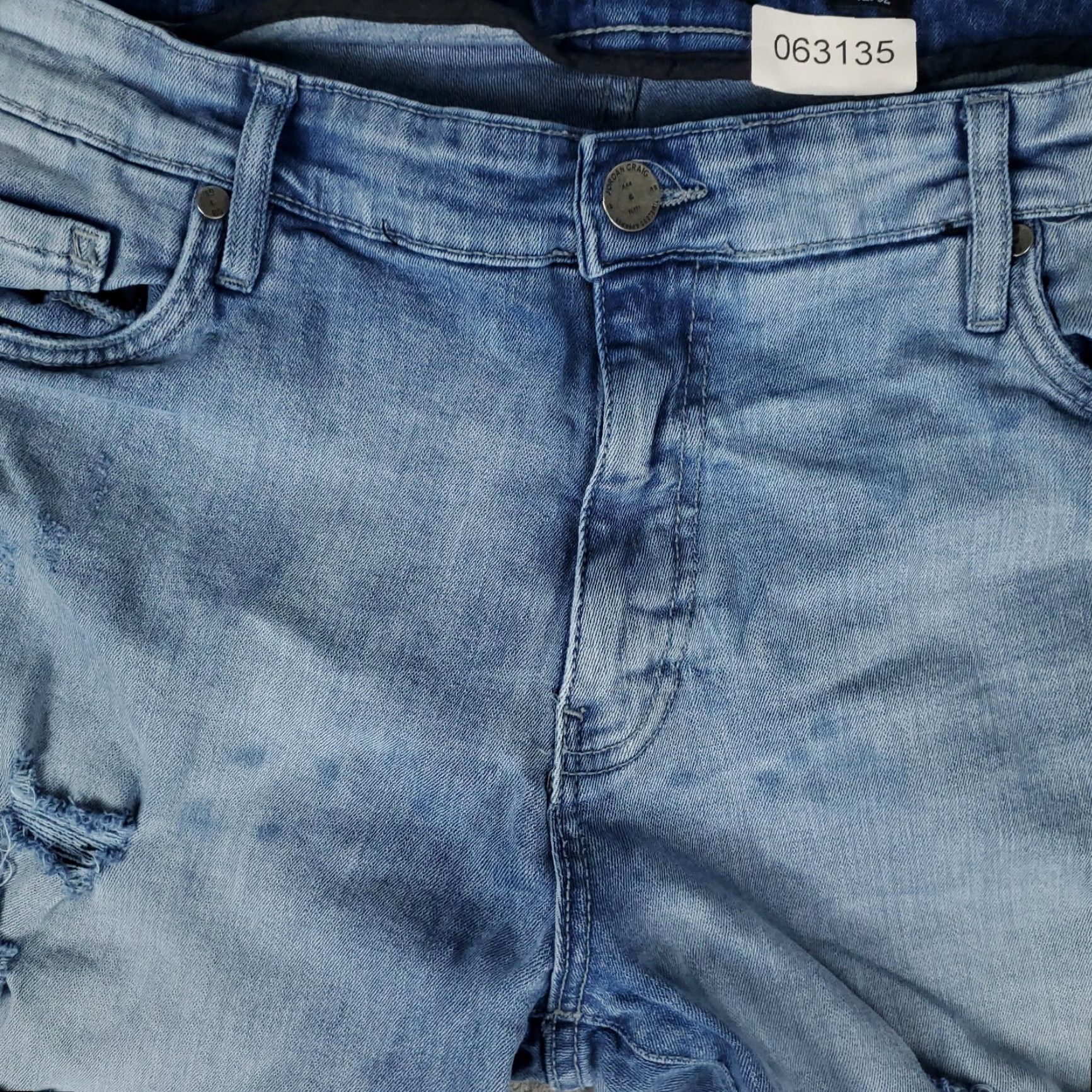 Jordan Craig Jordan Craig Jeans Mens 42x32 Blue Distressed Straight Denim Pants Size US 42 / EU 58 - 3 Thumbnail