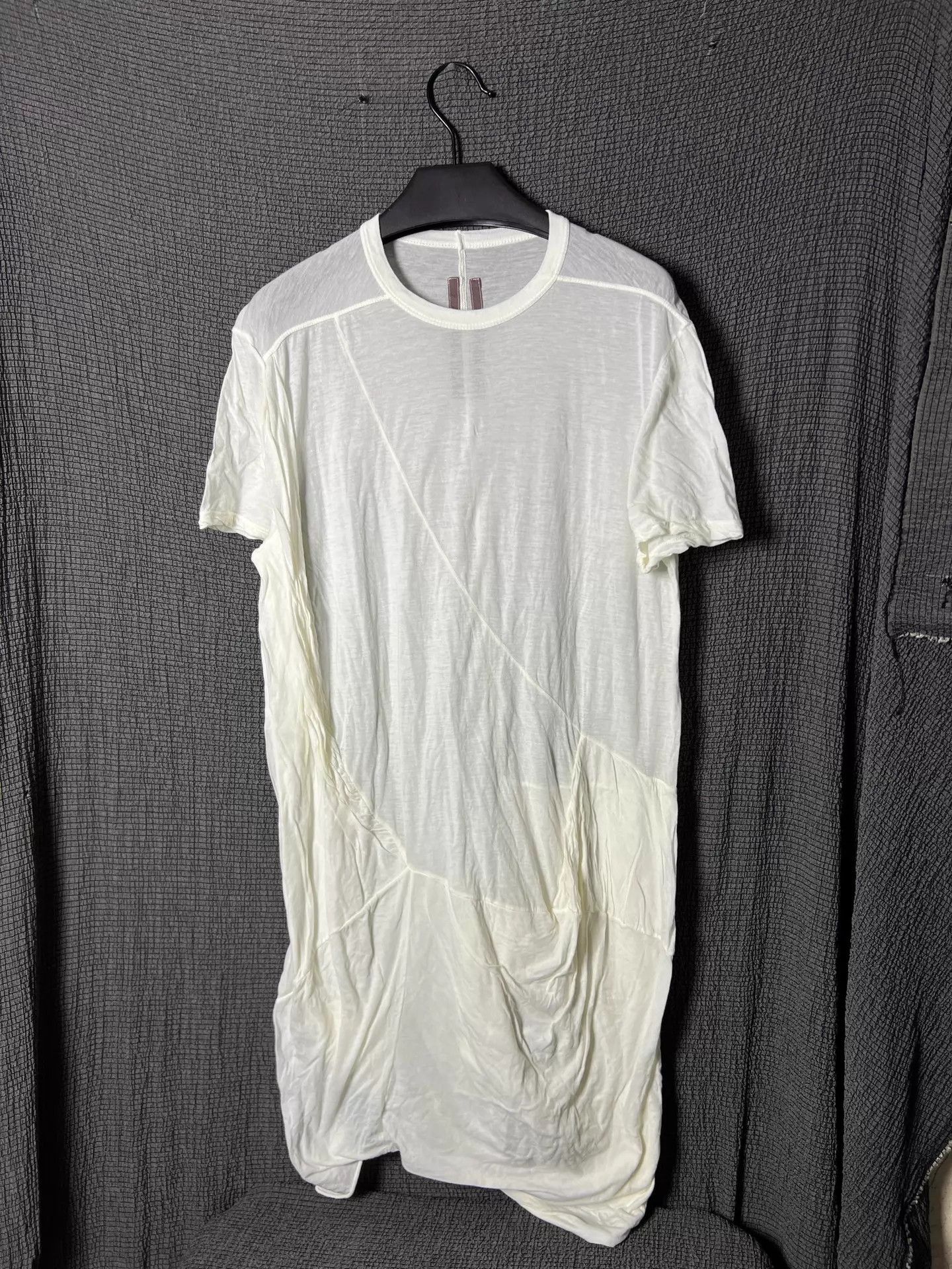 Rick Owens RO 17ss twisted geometric pleated Tee S Size US S / EU 44-46 / 1 - 1 Thumbnail