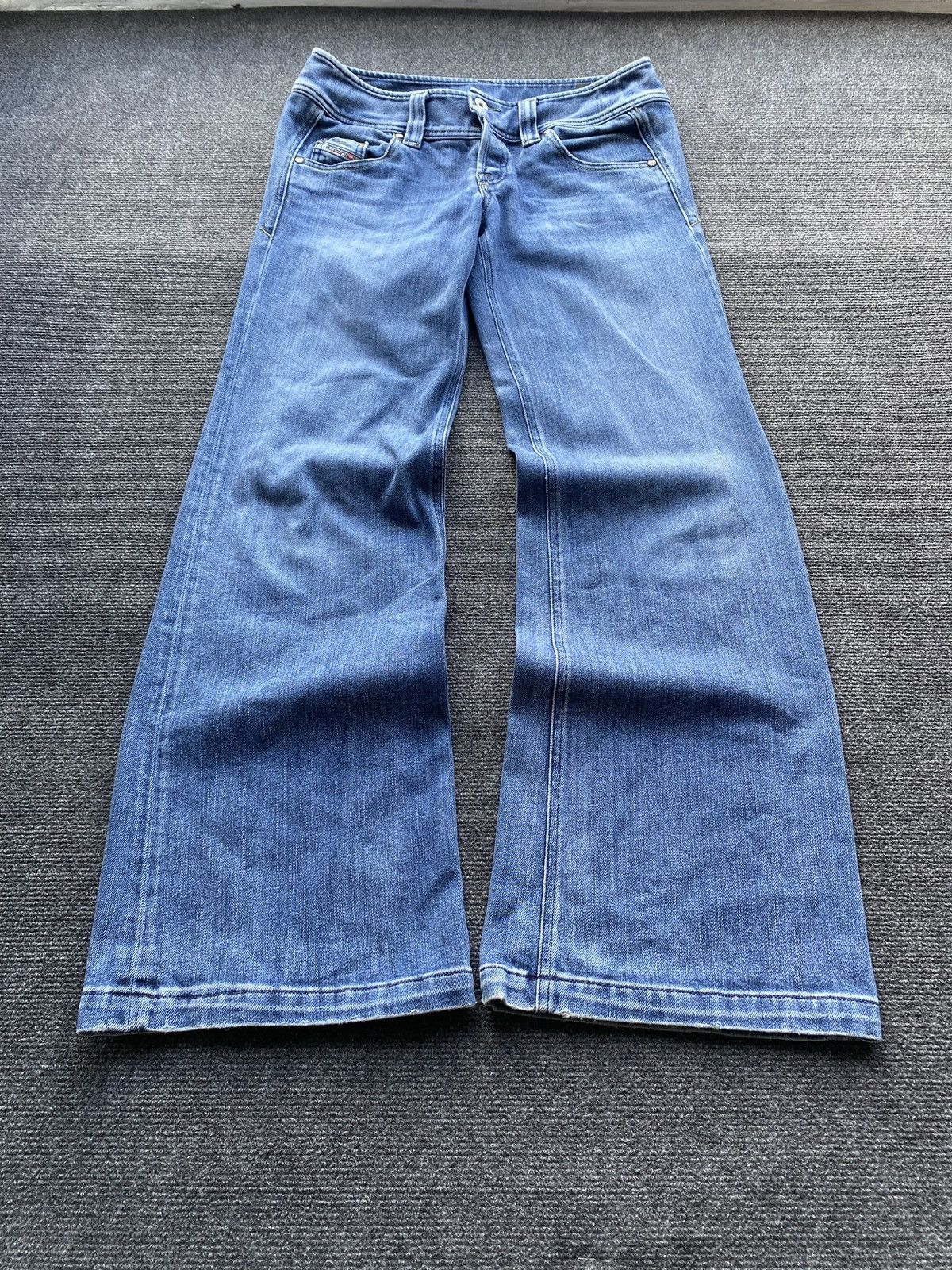 Diesel 🔥Opium Punk Diesel Blue Jeans Bootcut goth emo alt 29 Size 29" - 23 Thumbnail