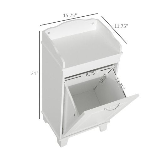 Designer × Homemade 31" Tilt Out Laundry Hamper, Free Standing Home Organizer Ha Size US L / EU 52-54 / 3 - 5 Thumbnail