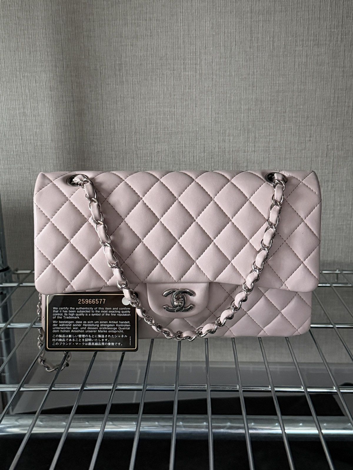 Chanel Chanel Lambskin Classic Flap Medium Handbag Size ONE SIZE - 1 Thumbnail