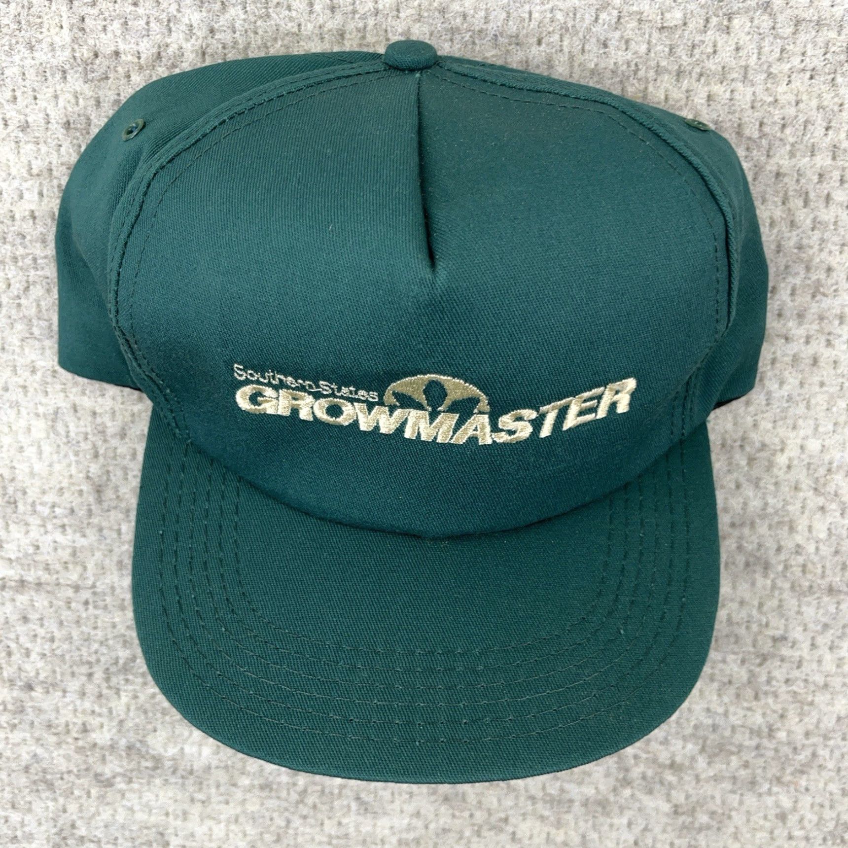 Vintage VINTAGE Southern States Trucker Hat Cap Snapback USA Grow Master Seed Farm 80s 90s Green Mens One Size Adjustable Twill Cotton Hoodie? Size ONE SIZE - 3 Thumbnail