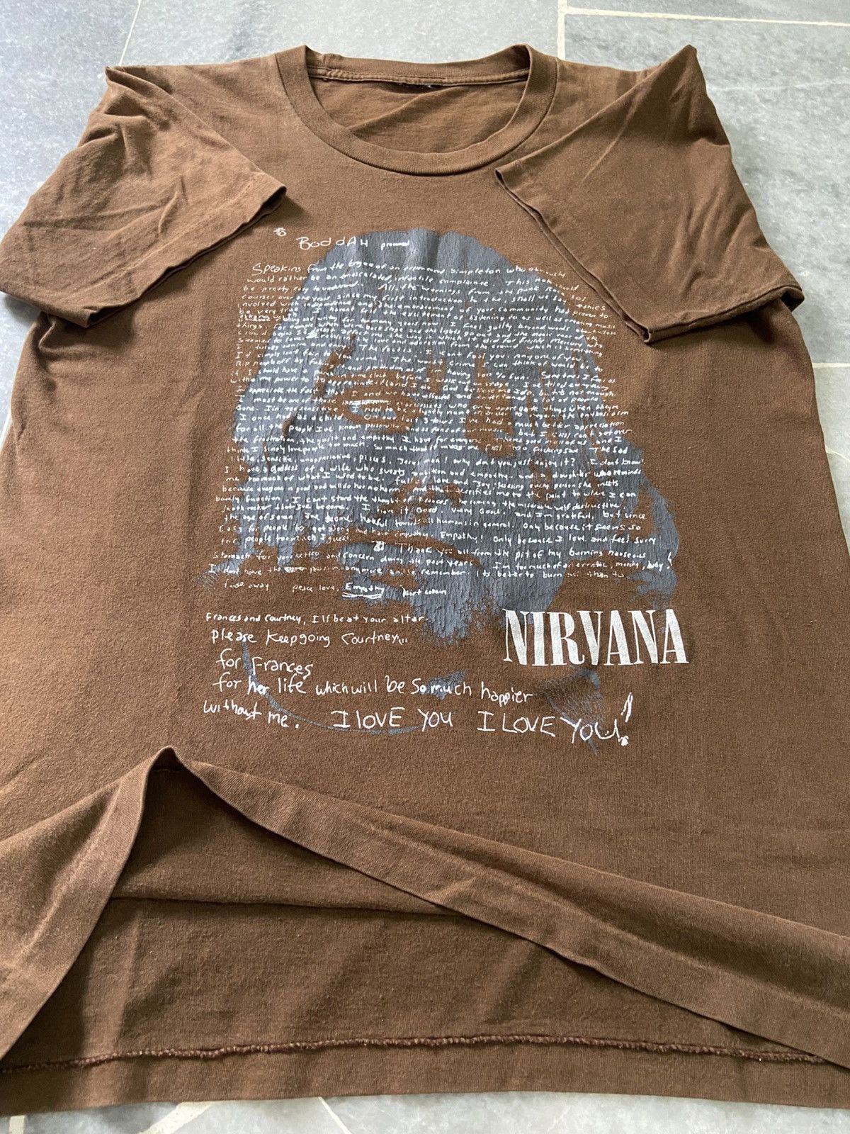 Nirvana Vintage 90s Boddah Kurt Cobain Nirvana Tee Size US S / EU 44-46 / 1 - 9 Thumbnail