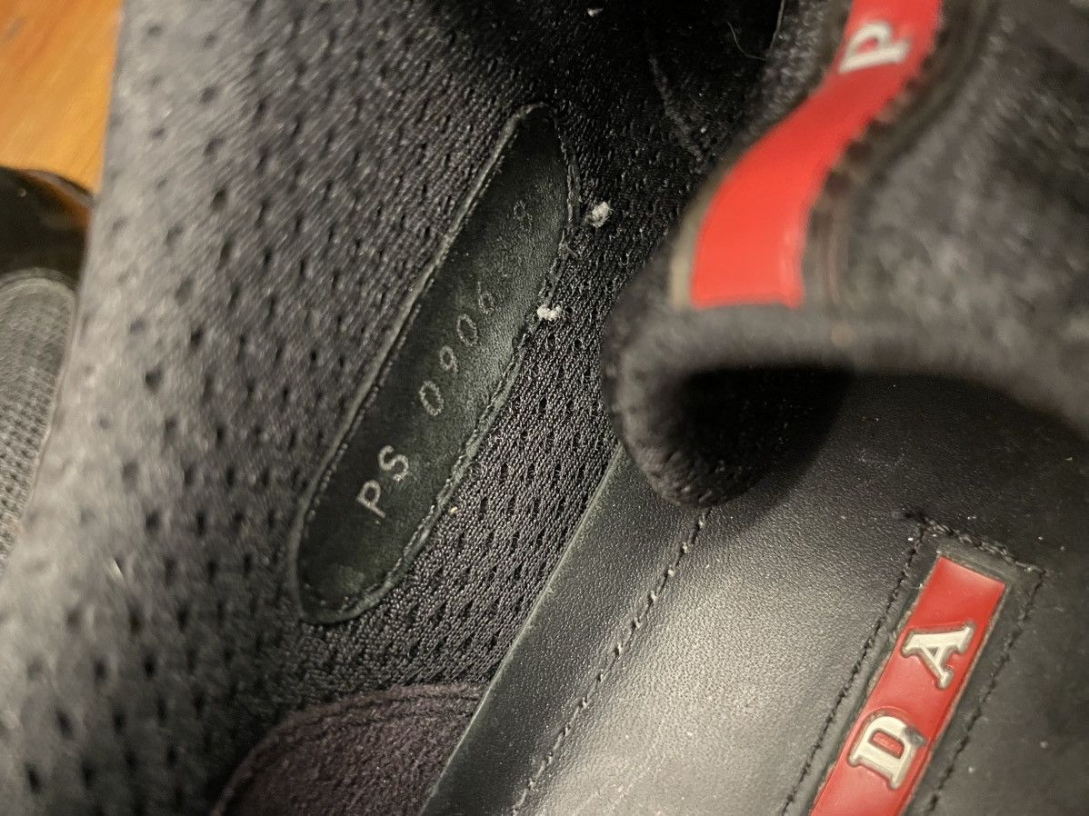 Prada Prada America's Cup Black Patent Leather | No Box Rare Size US 9 / EU 42 - 8 Thumbnail