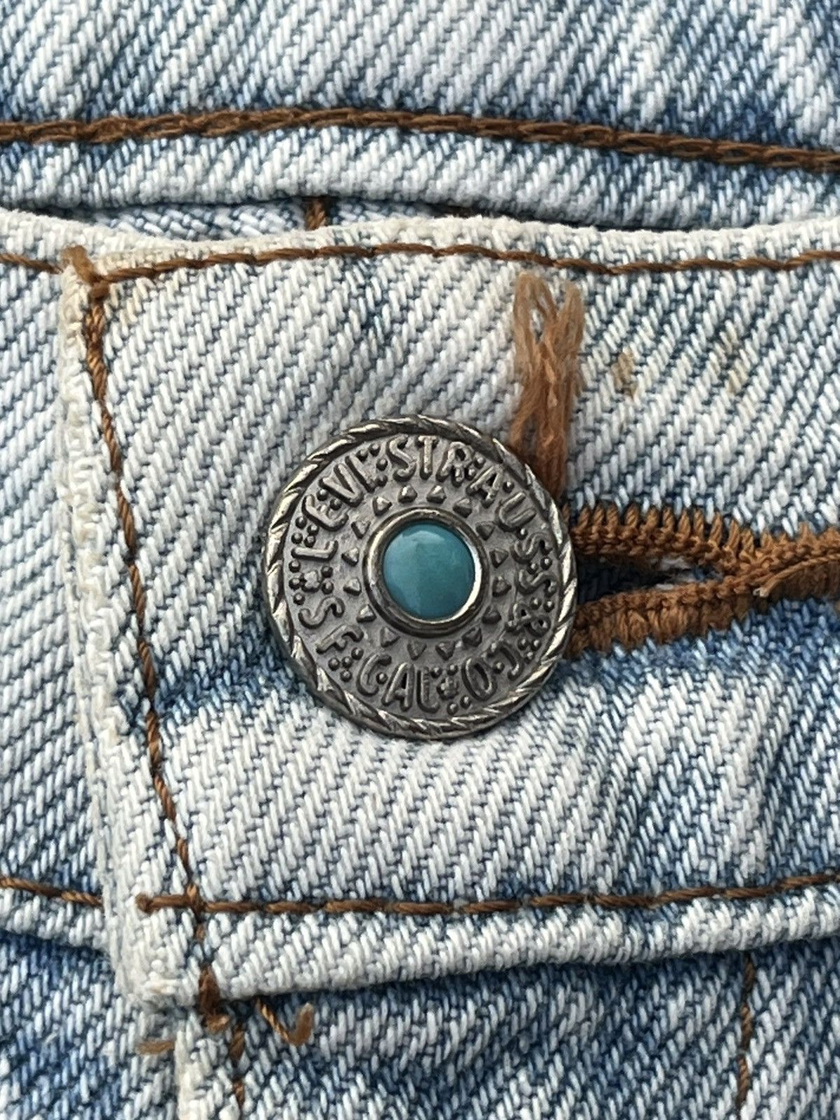 Levi's Vintage Y2K Levi’s Big E Blue Washed Apache Barrel Jeans Size US 29 - 9 Thumbnail