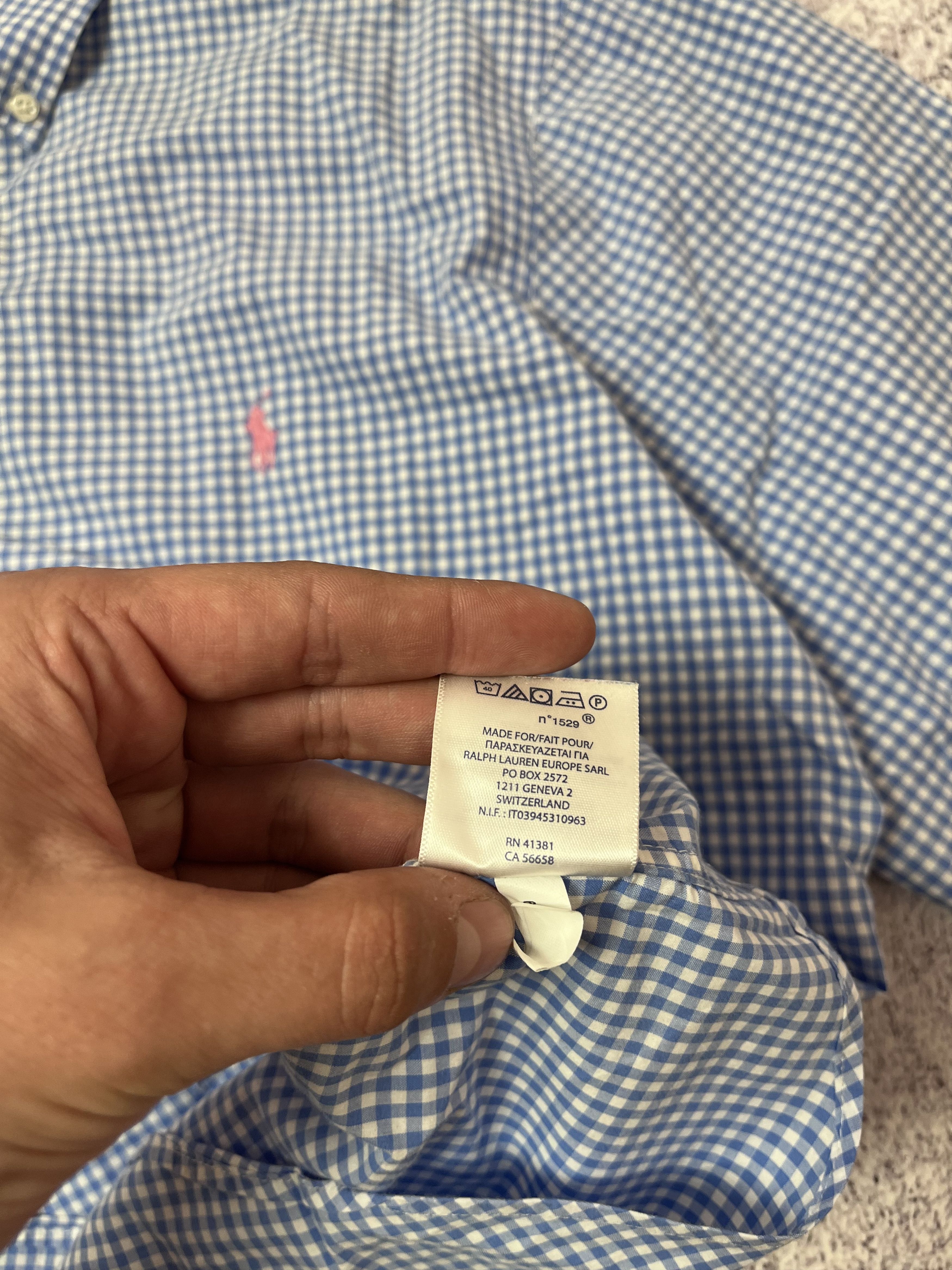 Japanese Brand × Polo Ralph Lauren Men’s button down shirt Polo Ralph Lauren size L blue y2k Size US L / EU 52-54 / 3 - 10 Thumbnail