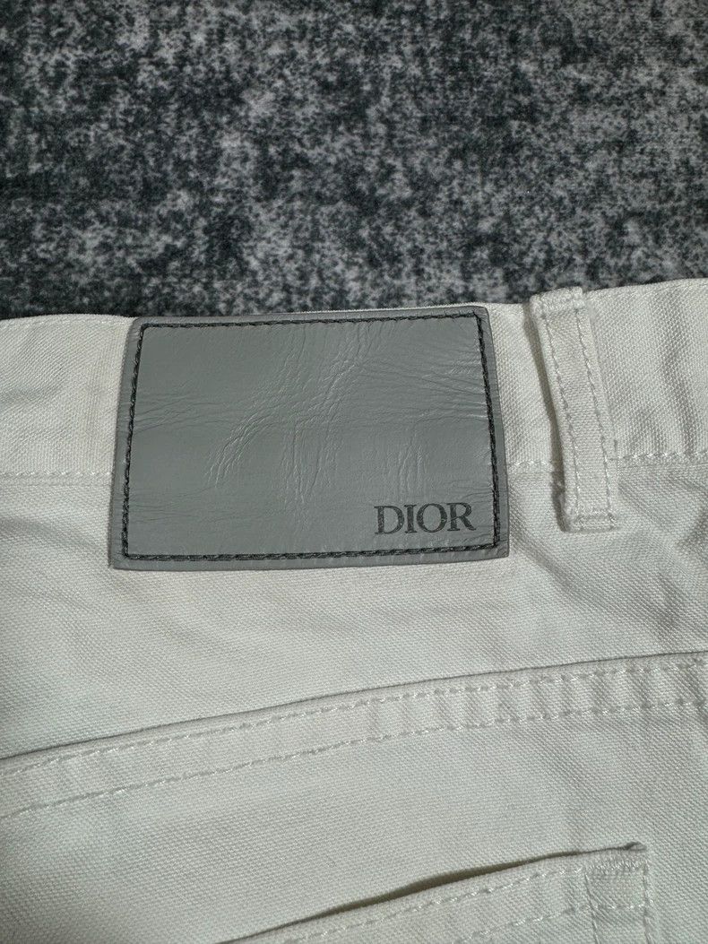 Dior Dior White ink-splashed jeans 2501-Nextarrow Size US 31 - 4 Thumbnail