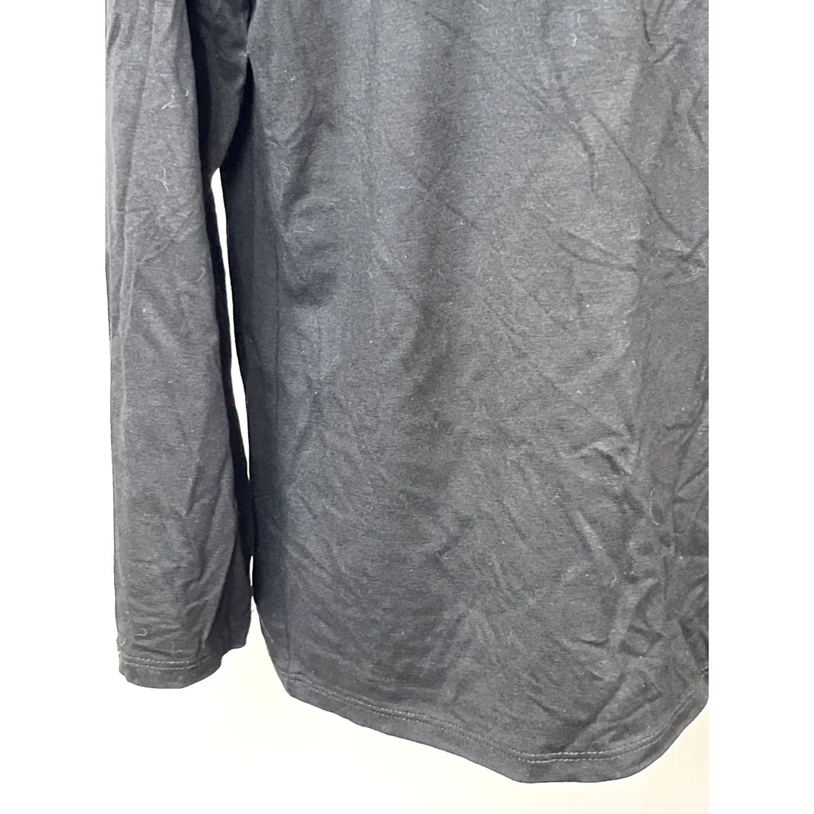 Vintage Chico’s The Ultimate Tee Gray Long Sleeve Stretch Soft Basic Top Womens Large Size L / US 10 / IT 46 - 4 Thumbnail
