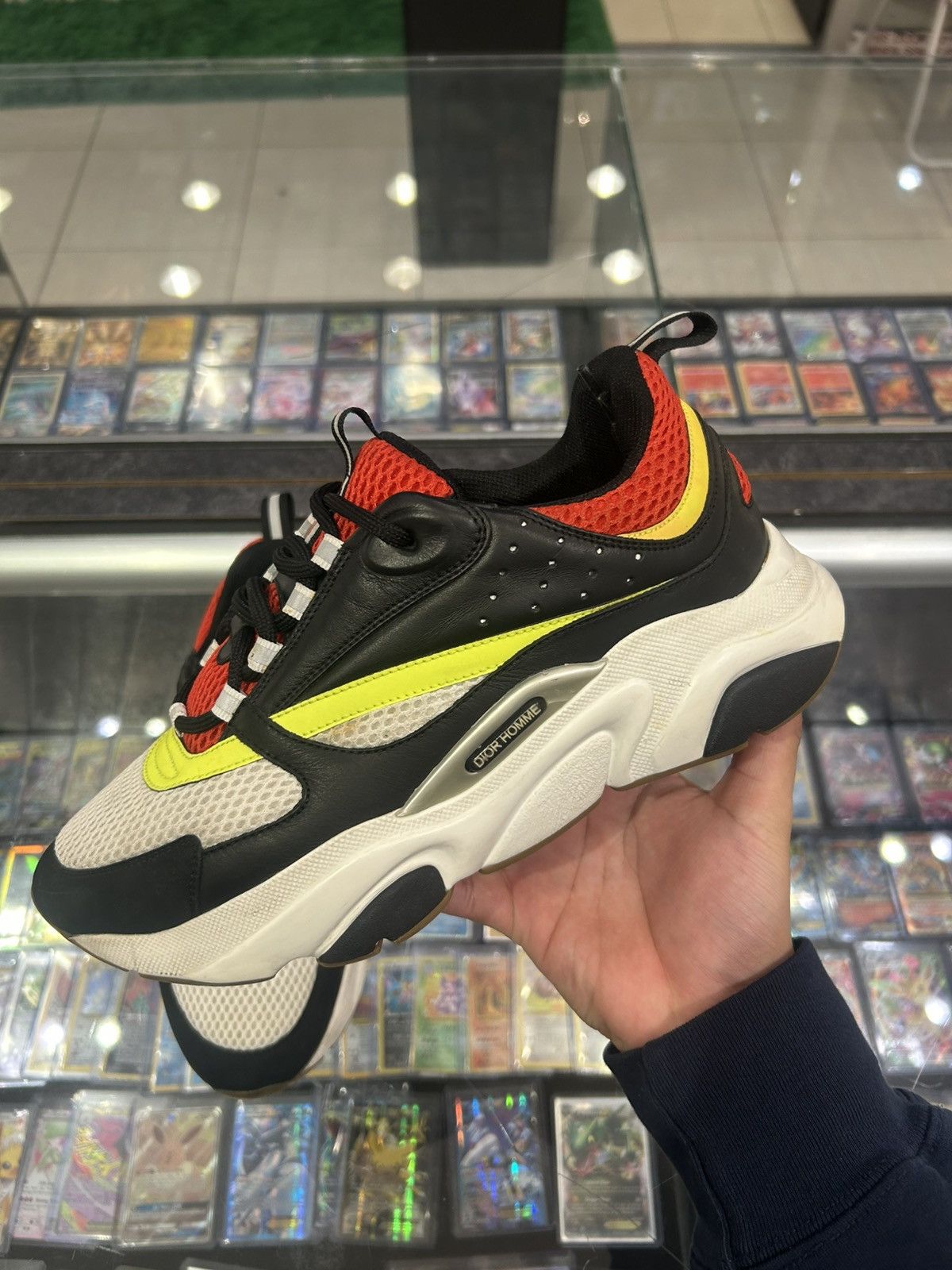 Dior Dior b22 black red neon Size US 7 / EU 40 - 2 Thumbnail