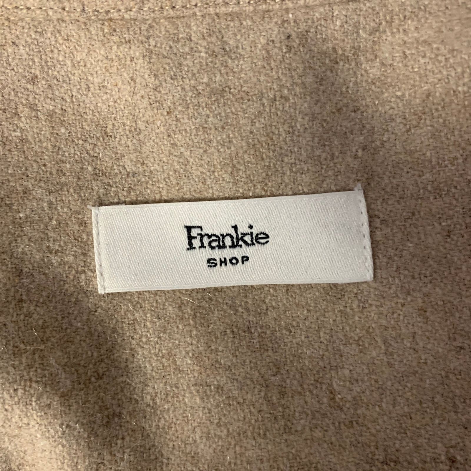 Frankie Shop THE FRANKIE SHOP XS/S Brown Faux Fur Notch Lapel Coat Size S / US 4 / IT 40 - 5 Thumbnail