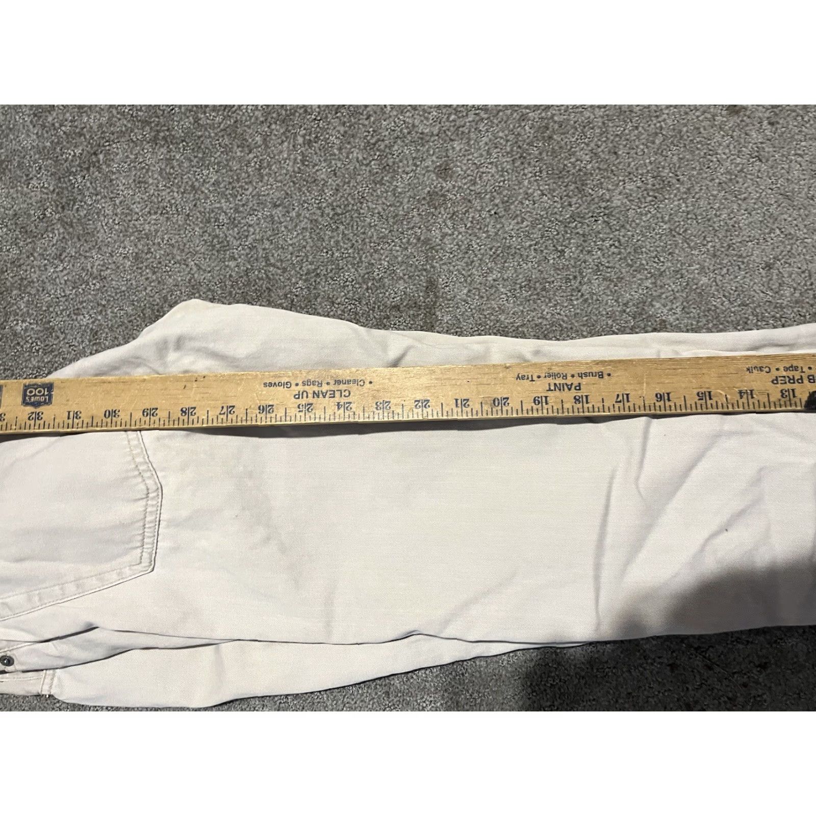 Banana Republic VINTAGE Banana Republic Button Fly Jeans Womens 0 Beige Italy Size 25" / US 0 / IT 36 - 6 Thumbnail