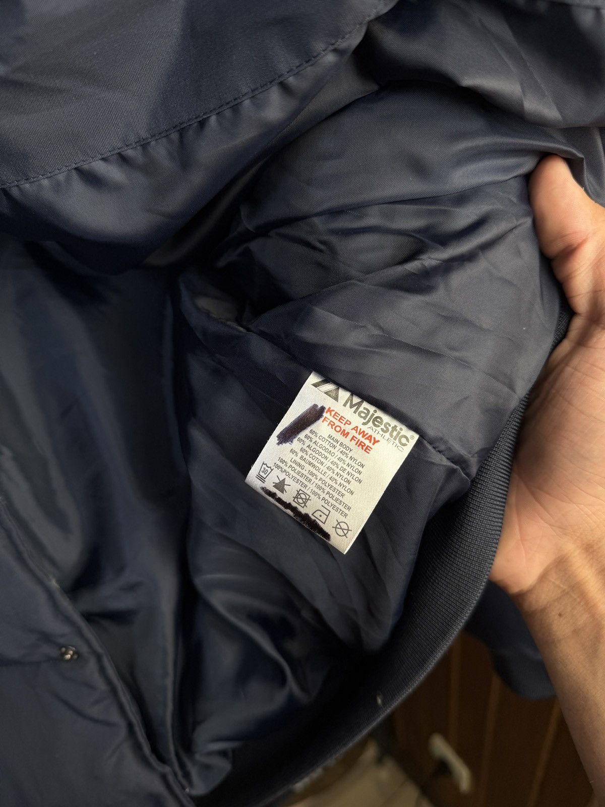 Majestic Crazy Vintage Magestic New York Yankees Puffer Jacket Size US XL / EU 56 / 4 - 9 Thumbnail