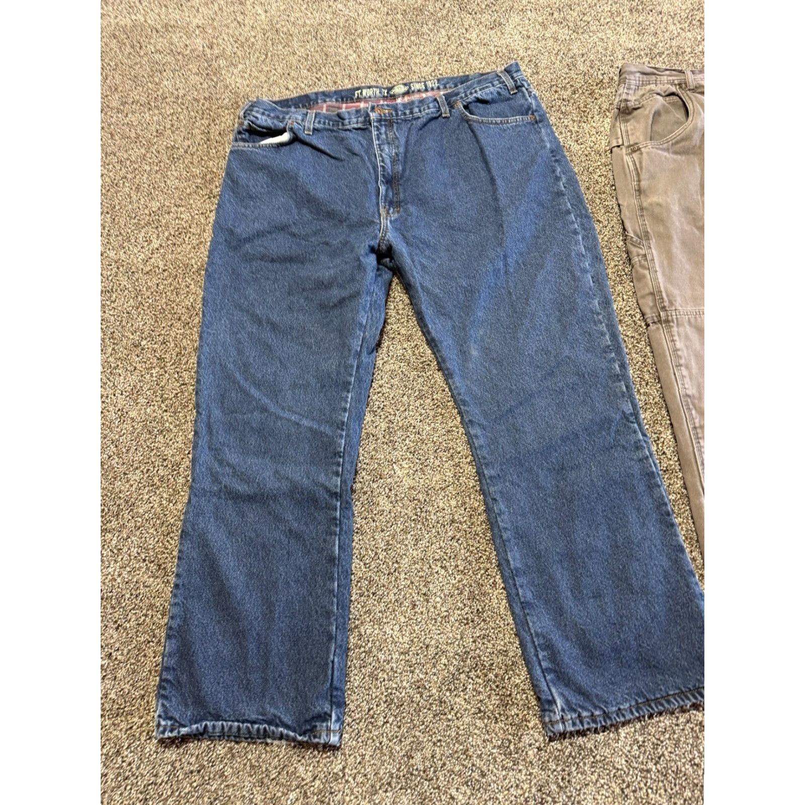 Dickies Dickies Jeans Men 42x30 Denim Lined Flannel Blue 42 30 Straight Regular Size 42 Dickies & Polar King Lot Of 2 Mens Size US 42 / EU 58 - 2 Thumbnail