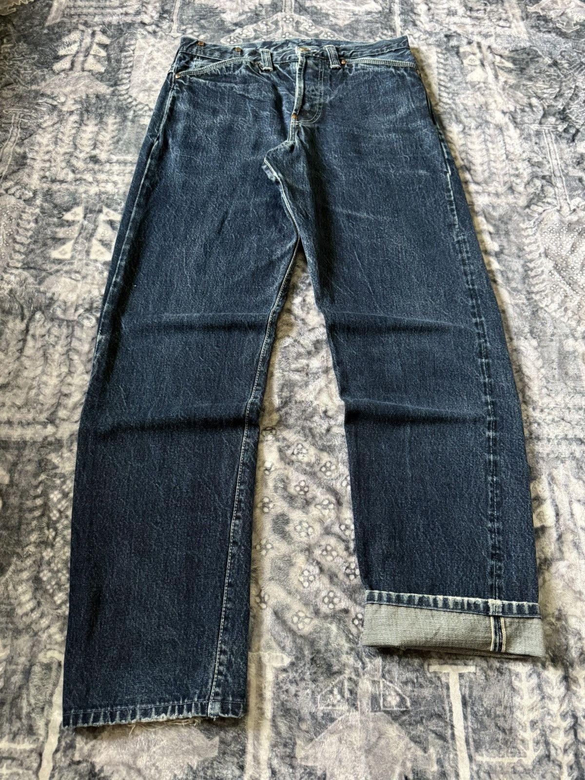 Indigo × Tender Co. Tender Co. Type 130 Pocket Mouth lining Selvage Jeans Size US 30 / EU 46 - 1 Thumbnail