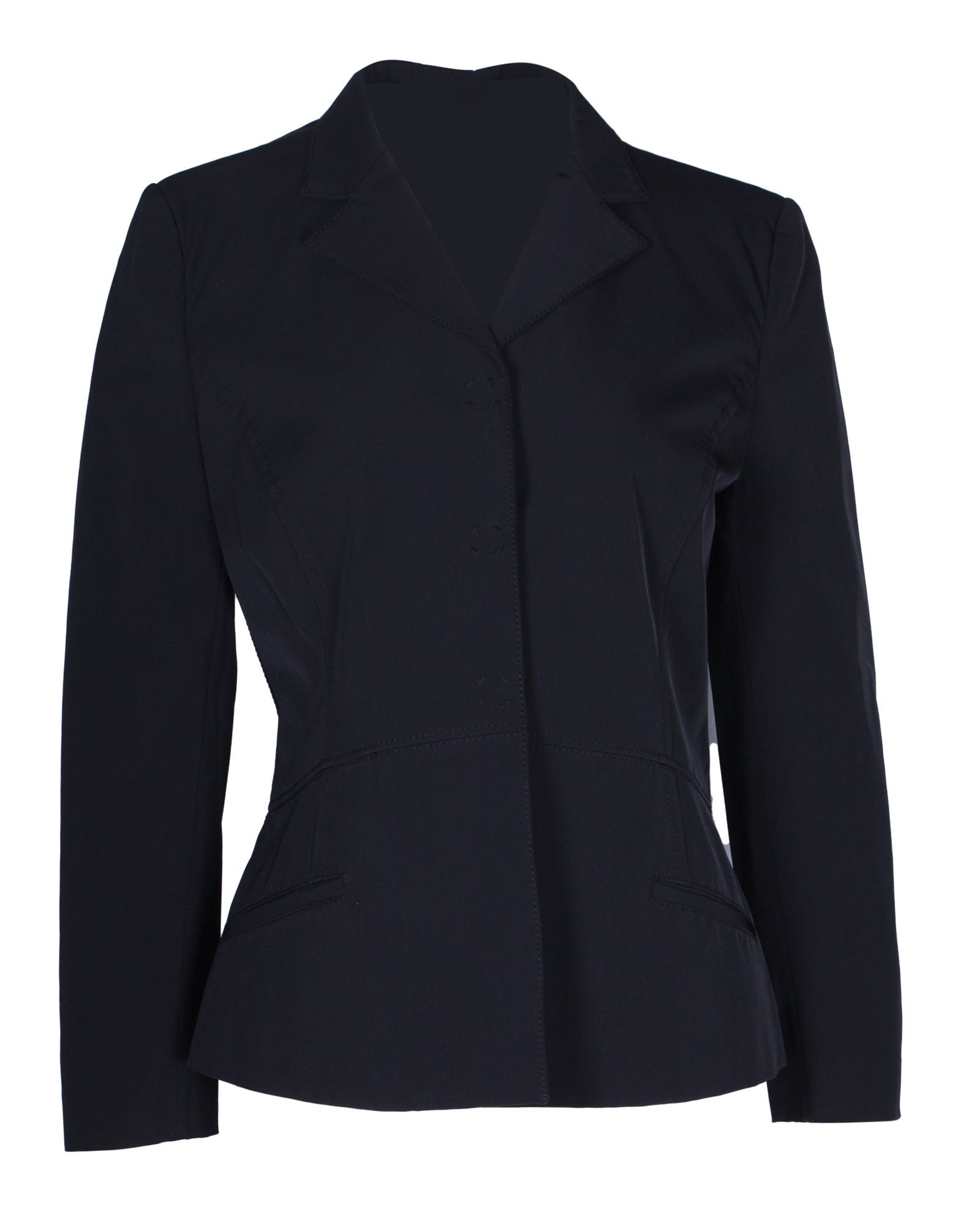 Prada Single-Breasted Blazer In Black Polyester, Women's (Size Xxs)
