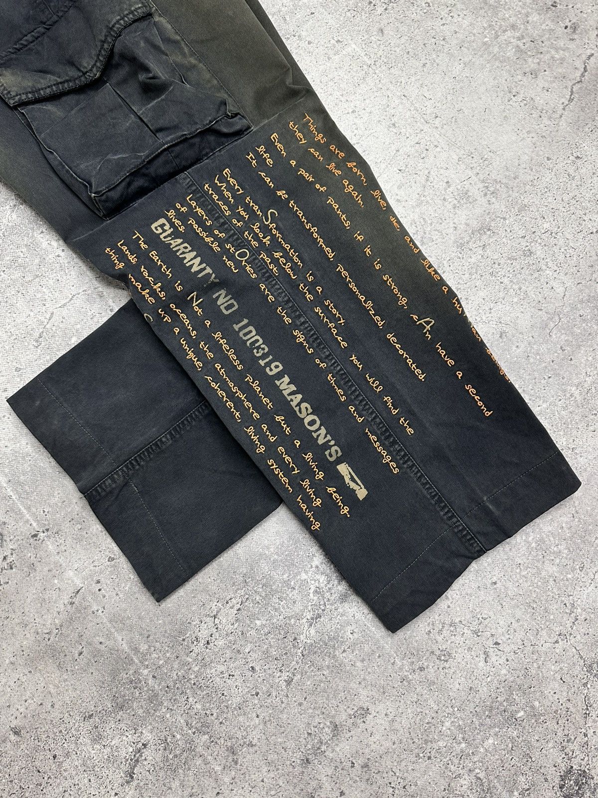 Mason's Vintage Denim Pants Multi pocket Tornado Issey Miyake LGB Size US 40 / EU 56 - 16 Thumbnail