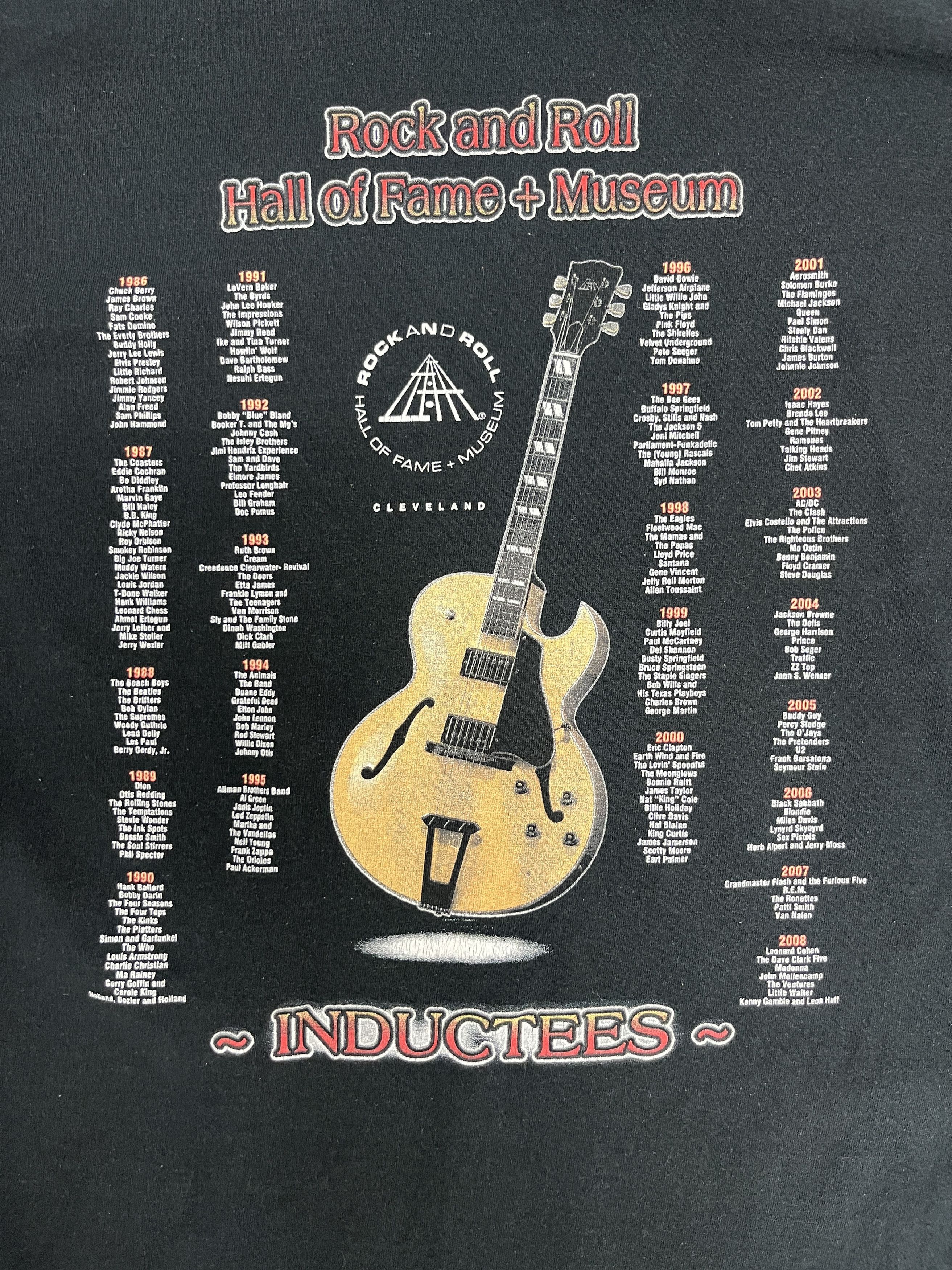 Vintage Rock And Roll Hall Of Fame Museum Inductees Vintage Tee Size US M / EU 48-50 / 2 - 5 Thumbnail