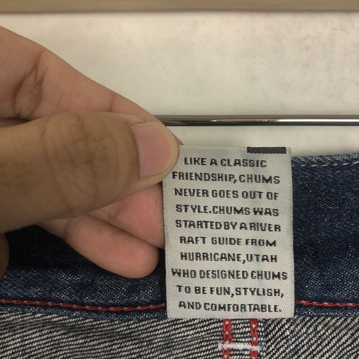 Japanese Brand VINTAGE DISTRESSED DENIM SELVEDGES CHUMS JAPAN Size US 30 / EU 46 - 10 Thumbnail