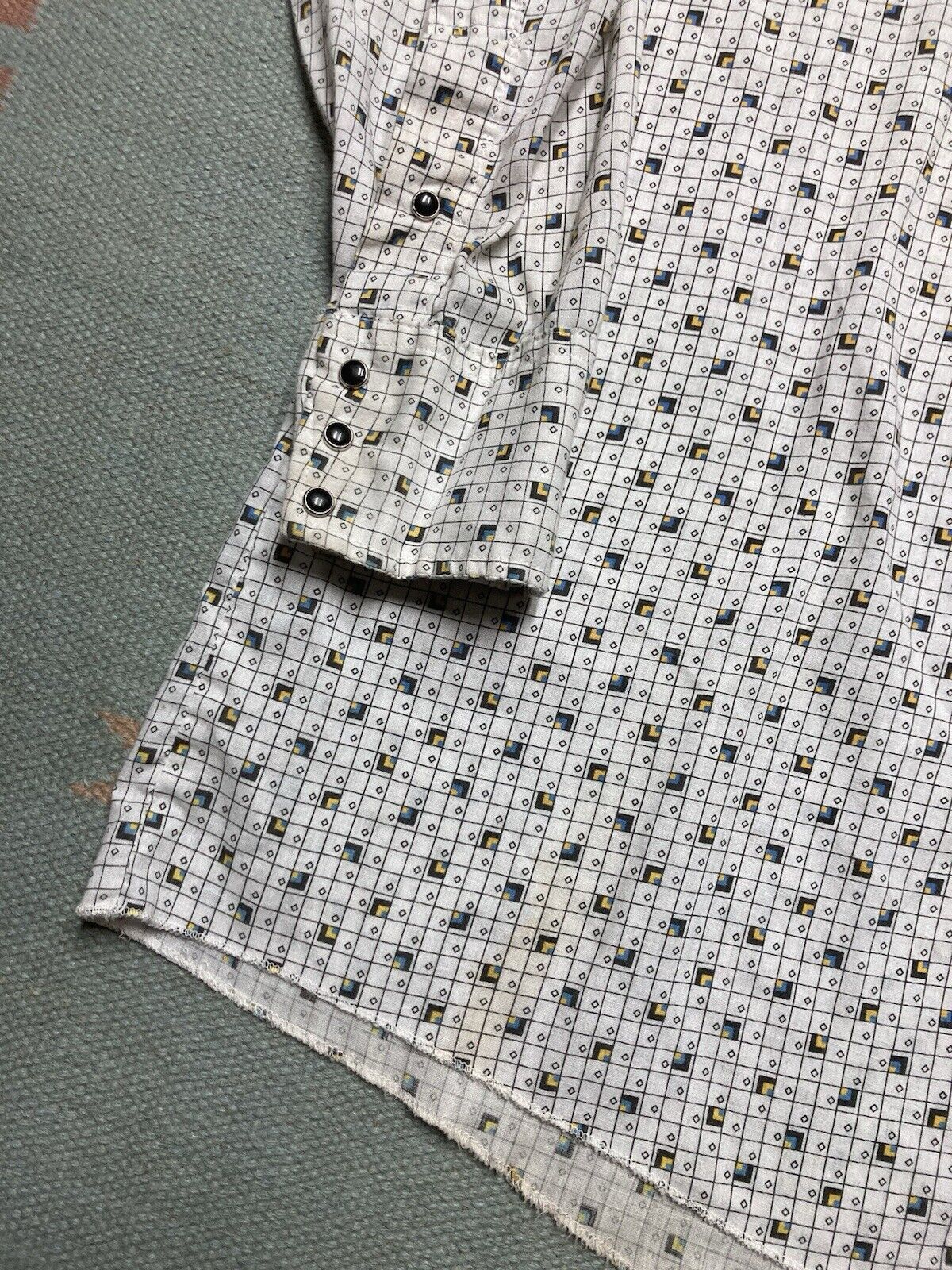 Vintage 70s Pearl snap shirt Dickson Jenkins western long tails XL Size US XL / EU 56 / 4 - 2 Thumbnail