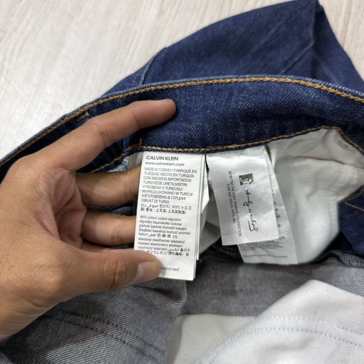 Andy Warhol × Calvin Klein 205W39NYC CALVIN KLEIN x ANDY WARHOL denim pants art Size US 32 / EU 48 - 9 Thumbnail