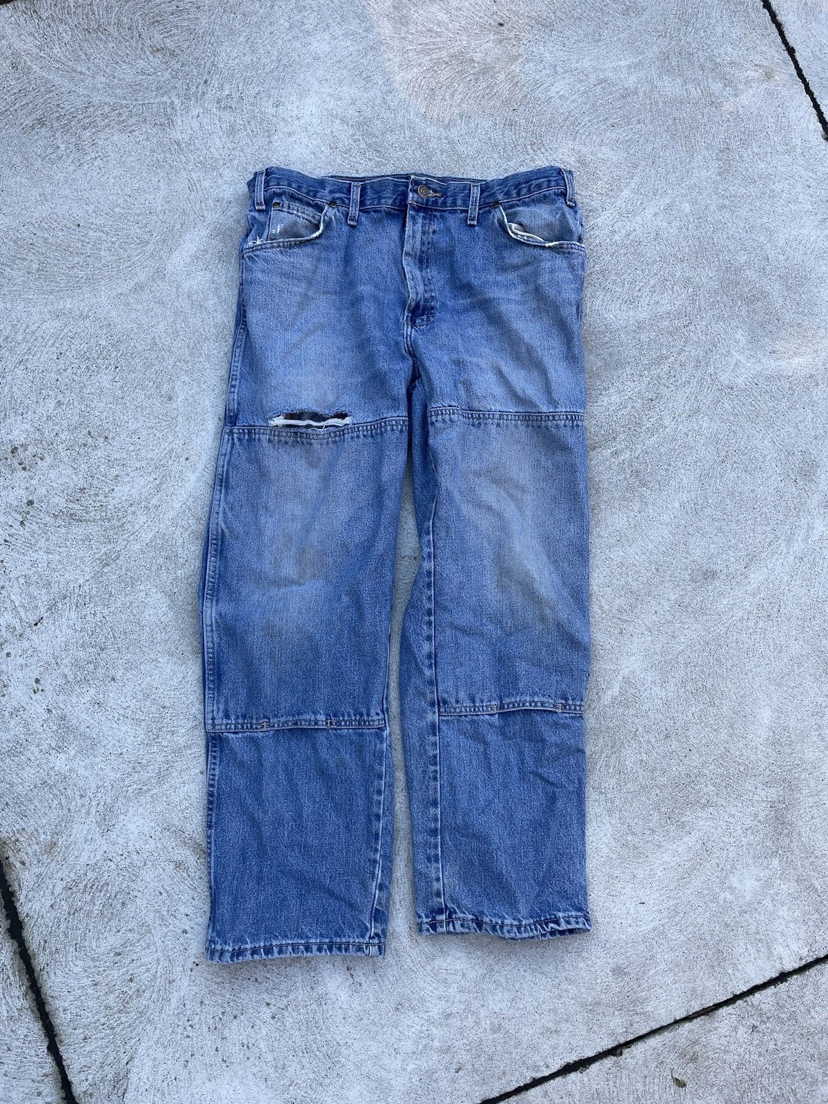 Carhartt × Dickies Vintage Dickies Double Knee Denim Jeans Size US 38 / EU 54 - 1 Thumbnail