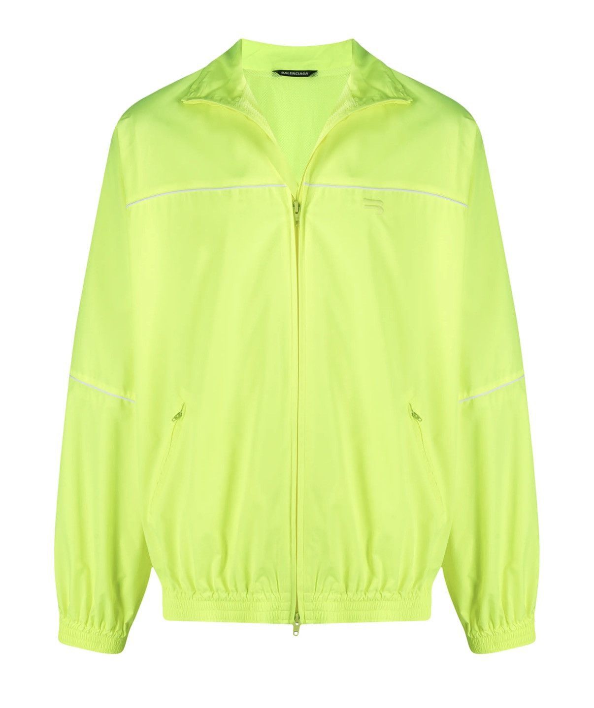 Balenciaga Balenciaga Sporty B Neon yellow windbreaker jacket Size US S / EU 44-46 / 1 - 1 Thumbnail