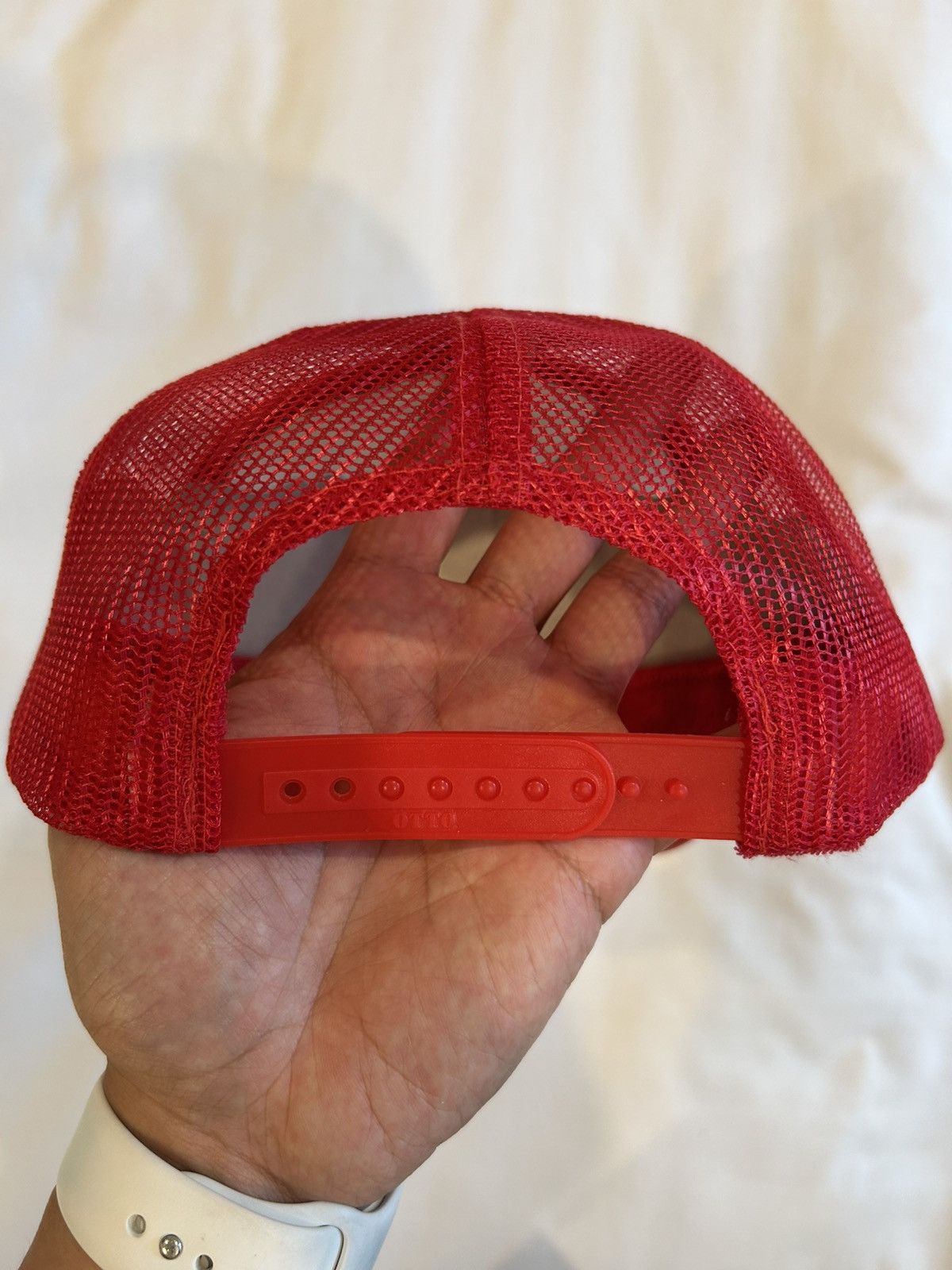 Feature Feature Hat Crosshair Trucker Mesh Snapback Red Size ONE SIZE - 8 Thumbnail