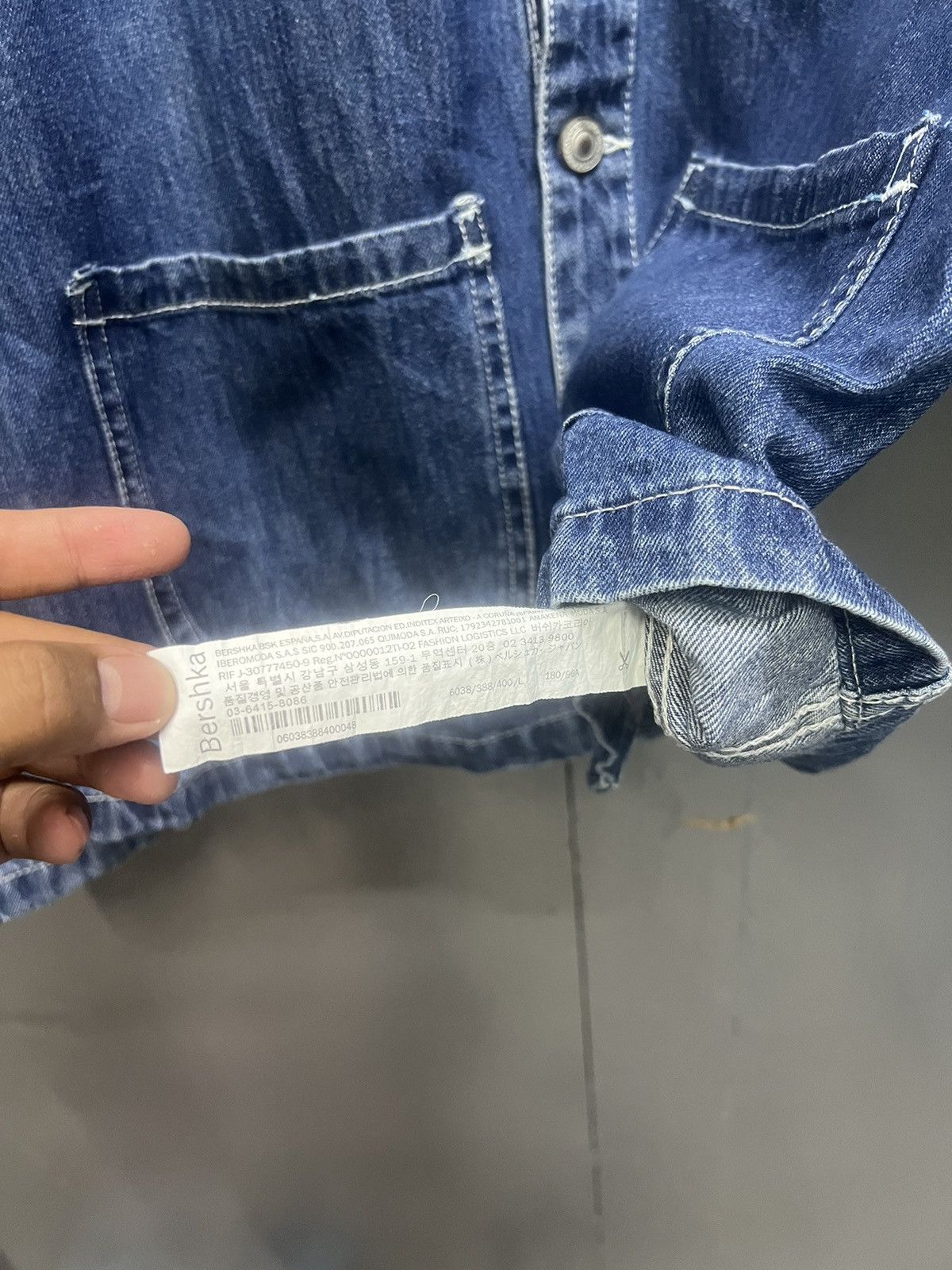 Bershka Bershka Denim Jacket Size US L / EU 52-54 / 3 - 6 Thumbnail