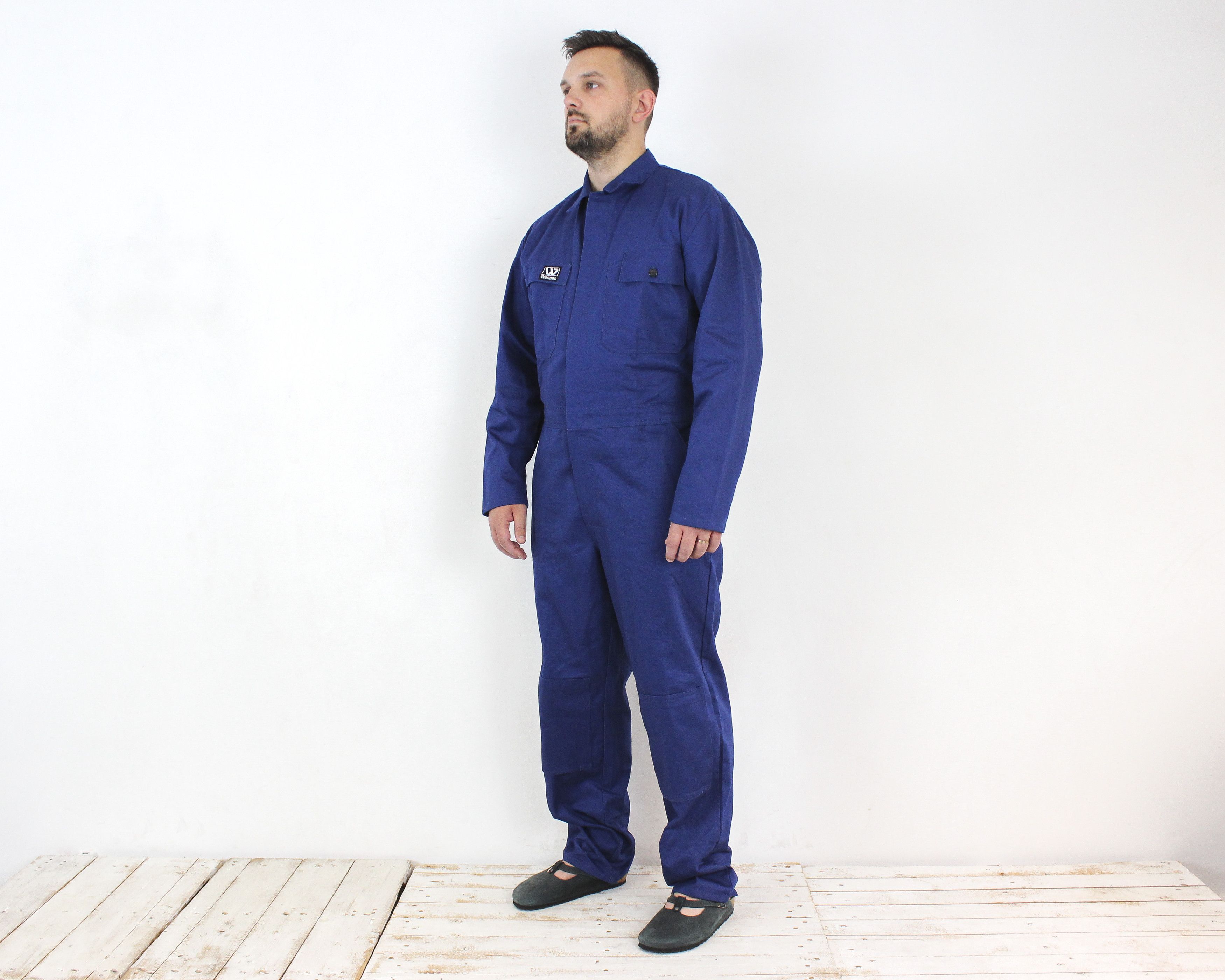 Vintage Wenaas Workwear Mens M Jumpsuit Boilersuit Coverall Chore Size US 36 / EU 52 - 3 Thumbnail