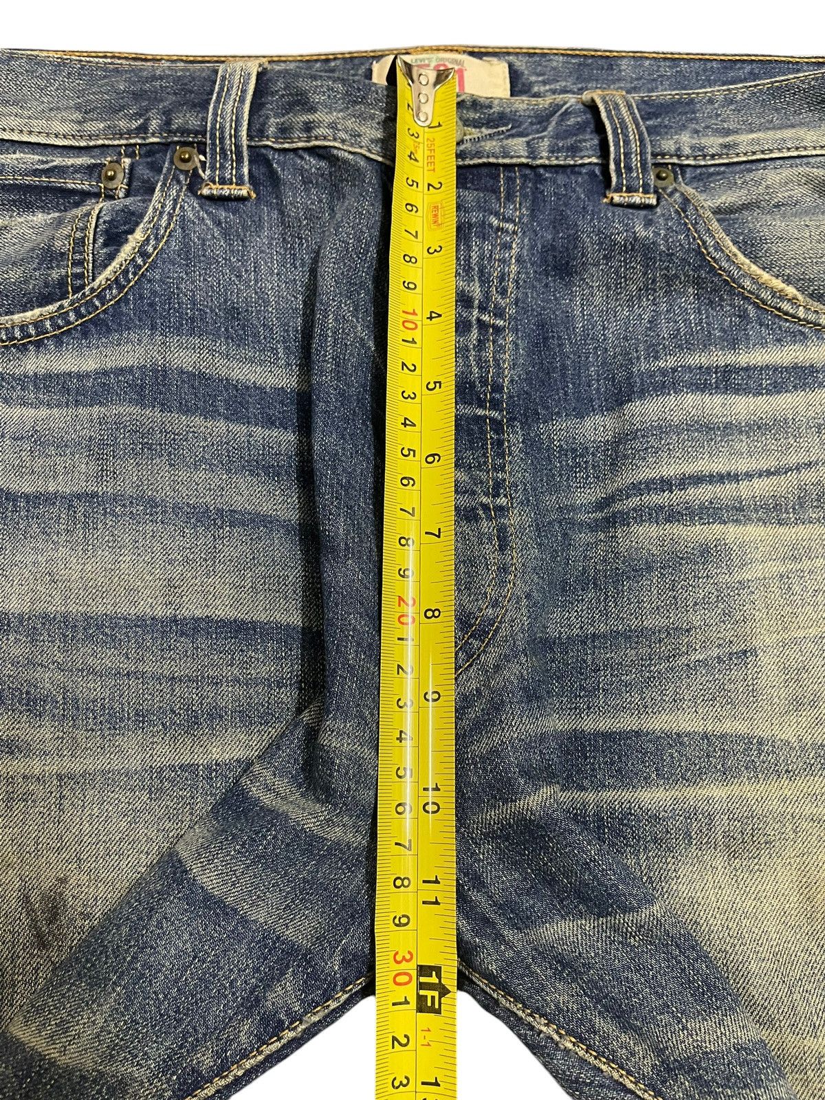 Levi's Vintage Levis 501 Blue Faded Wash Distress Style Jeans Size US 36 / EU 52 - 17 Thumbnail