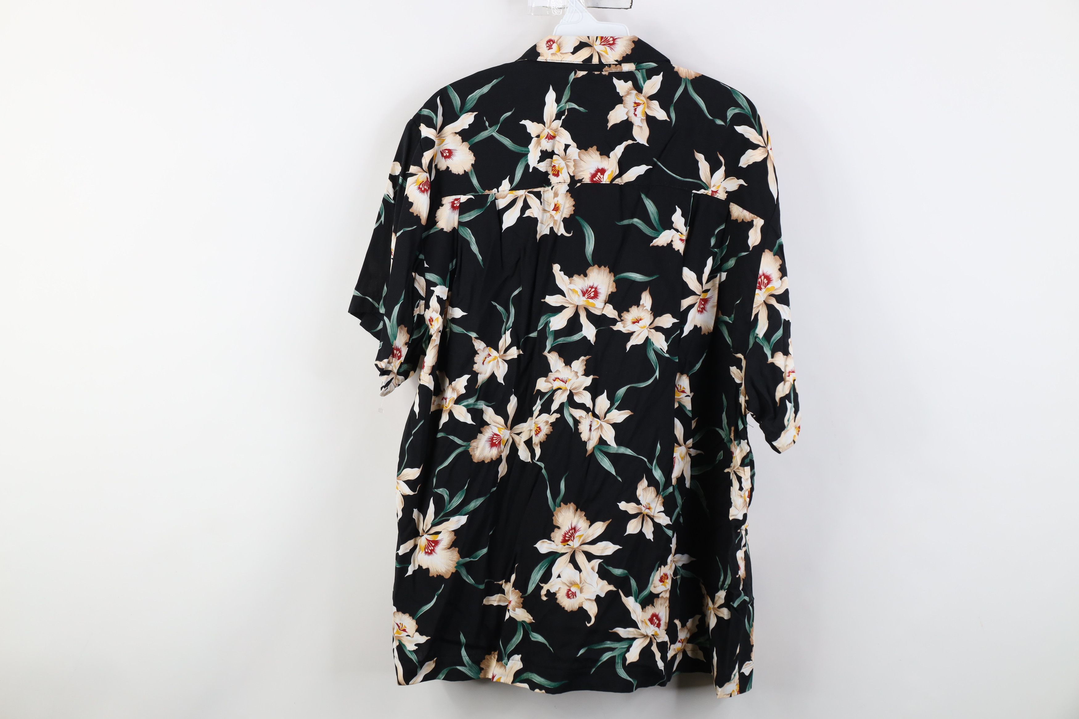 Vintage NOS Vintage 90s Streetwear Flower Hawaiian Button Shirt USA Size US XL / EU 56 / 4 - 9 Thumbnail