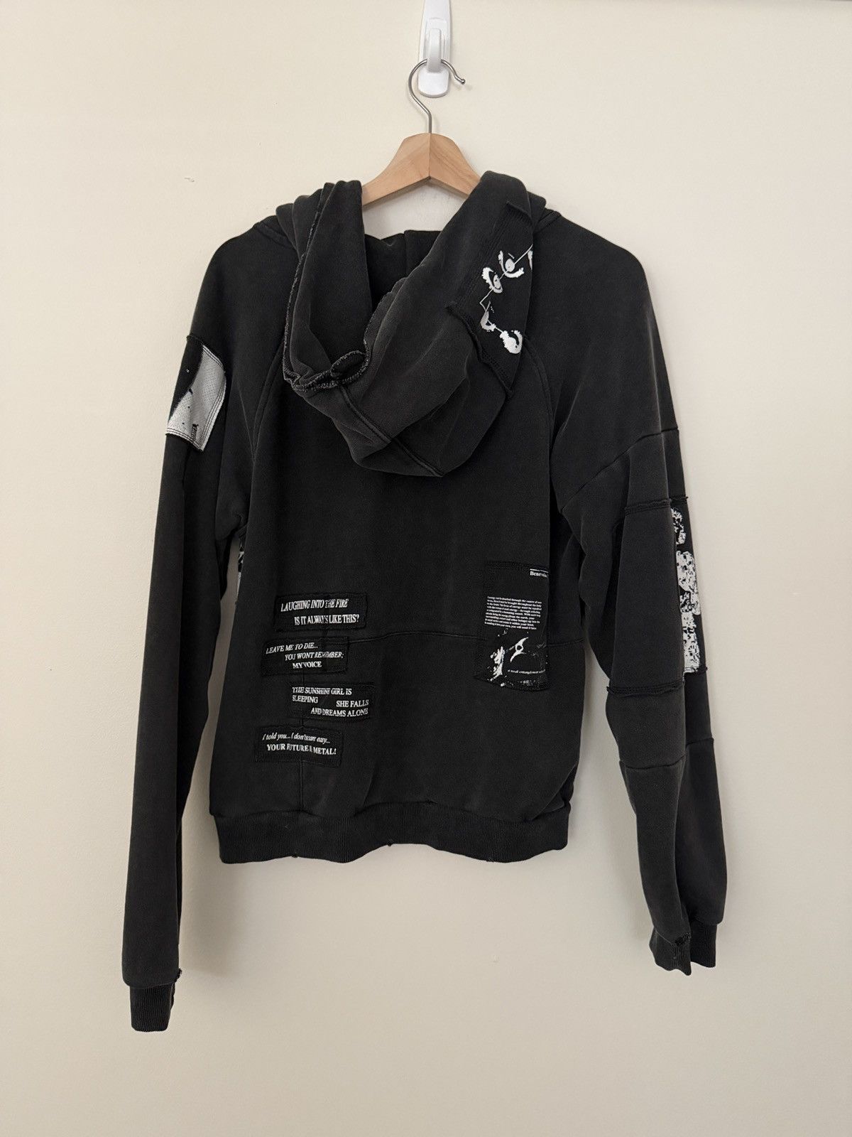 Vintage Lamentist Patchwork Hoodie Size US S / EU 44-46 / 1 - 2 Thumbnail